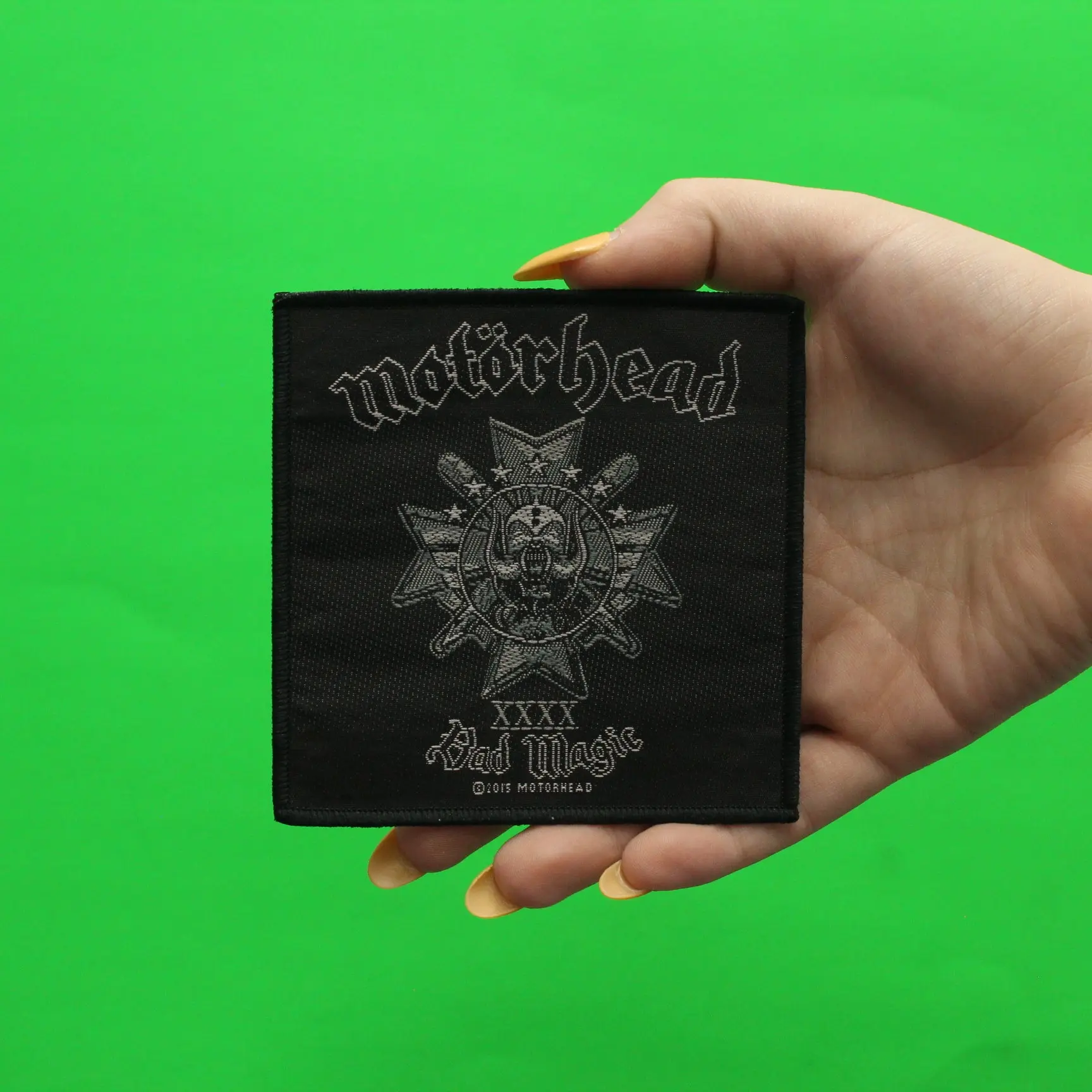 Motorhead Bad Magic Patch Heavy Rock Metal Woven Sew On - Image 2