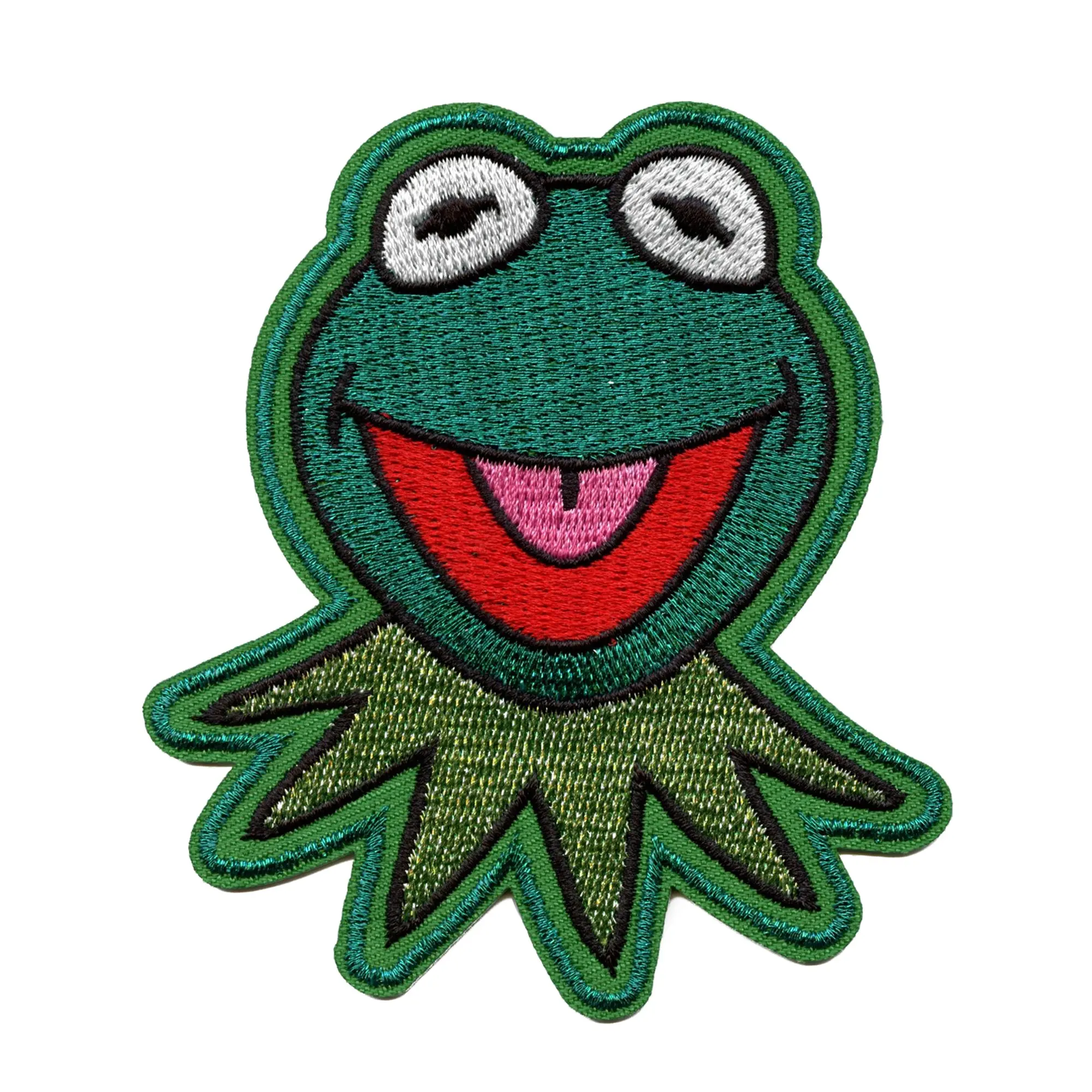 Muppets Kermit The Frog Patch Kids Puppet Disney Embroidered Iron On - Image 2
