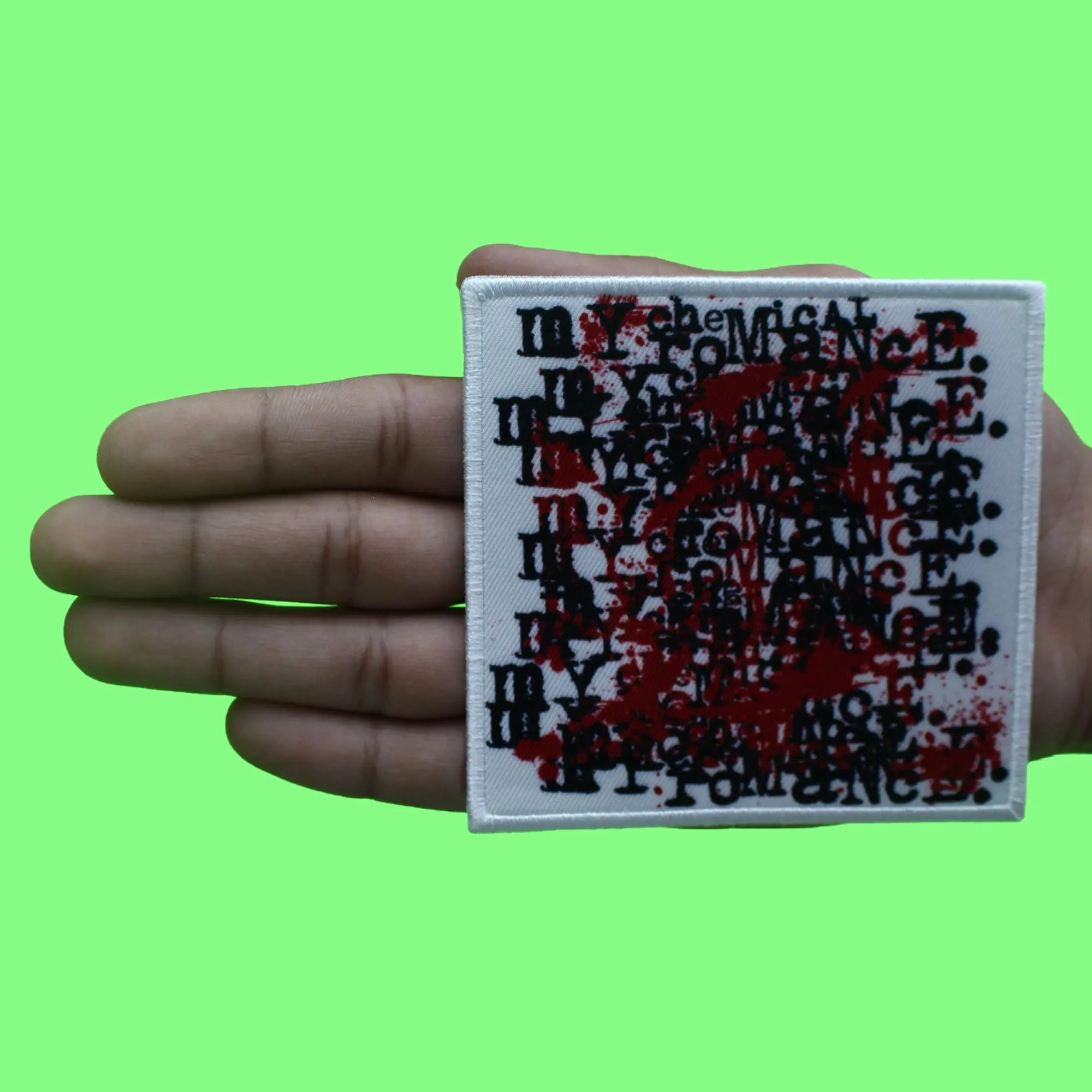 My Chemical Romance Patch Sweet Revenge Splatter Repetitive Sublimated Iron On - Image 2