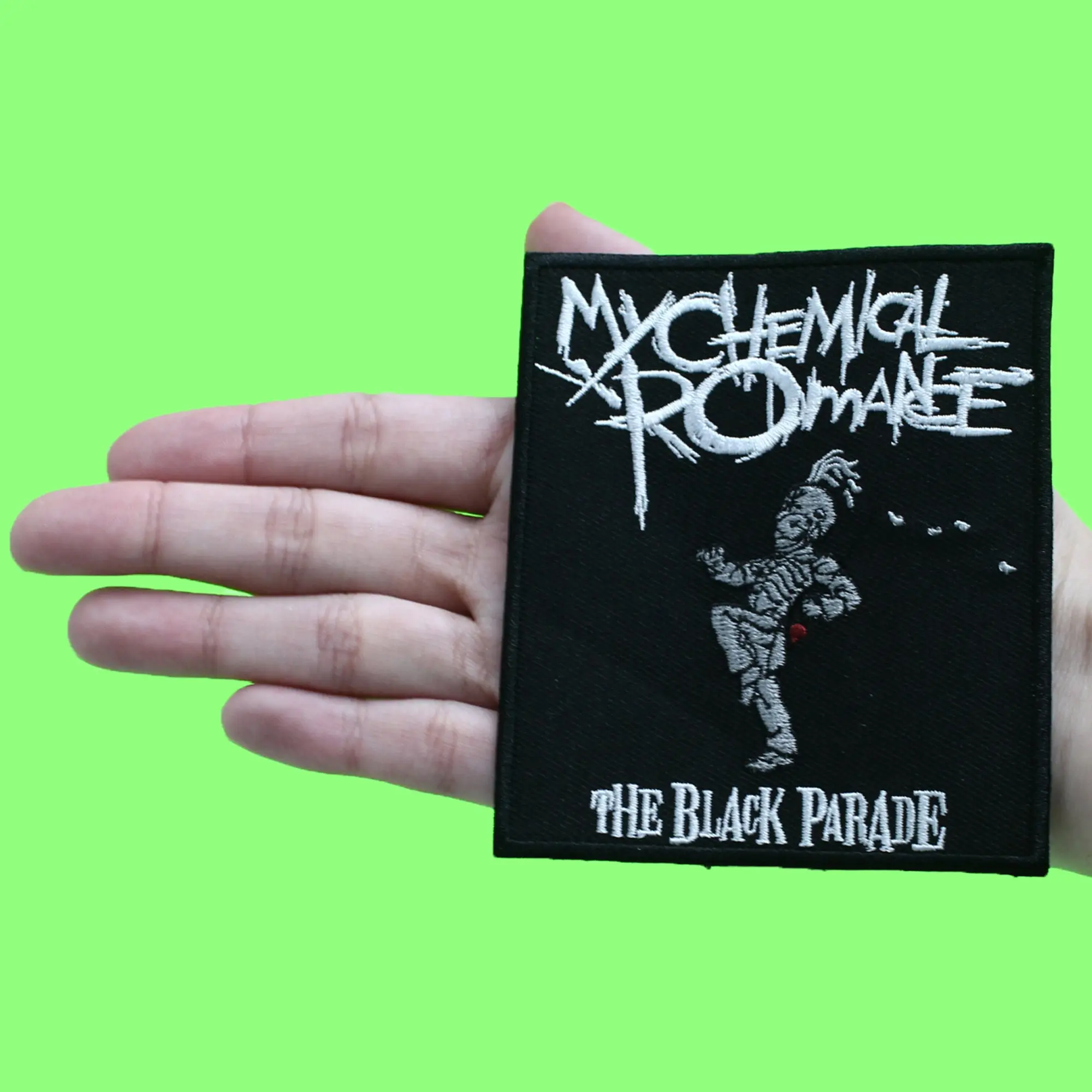 My Chemical Romance Patch The Black Parade Album Logo Embroidered Iron On - Image 2