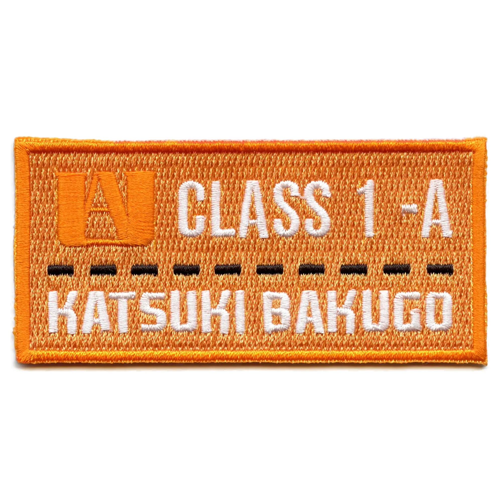 My Hero Academia Katsuki Bakugo Patch Class 1-A Embroidered Iron On (ORANGE)