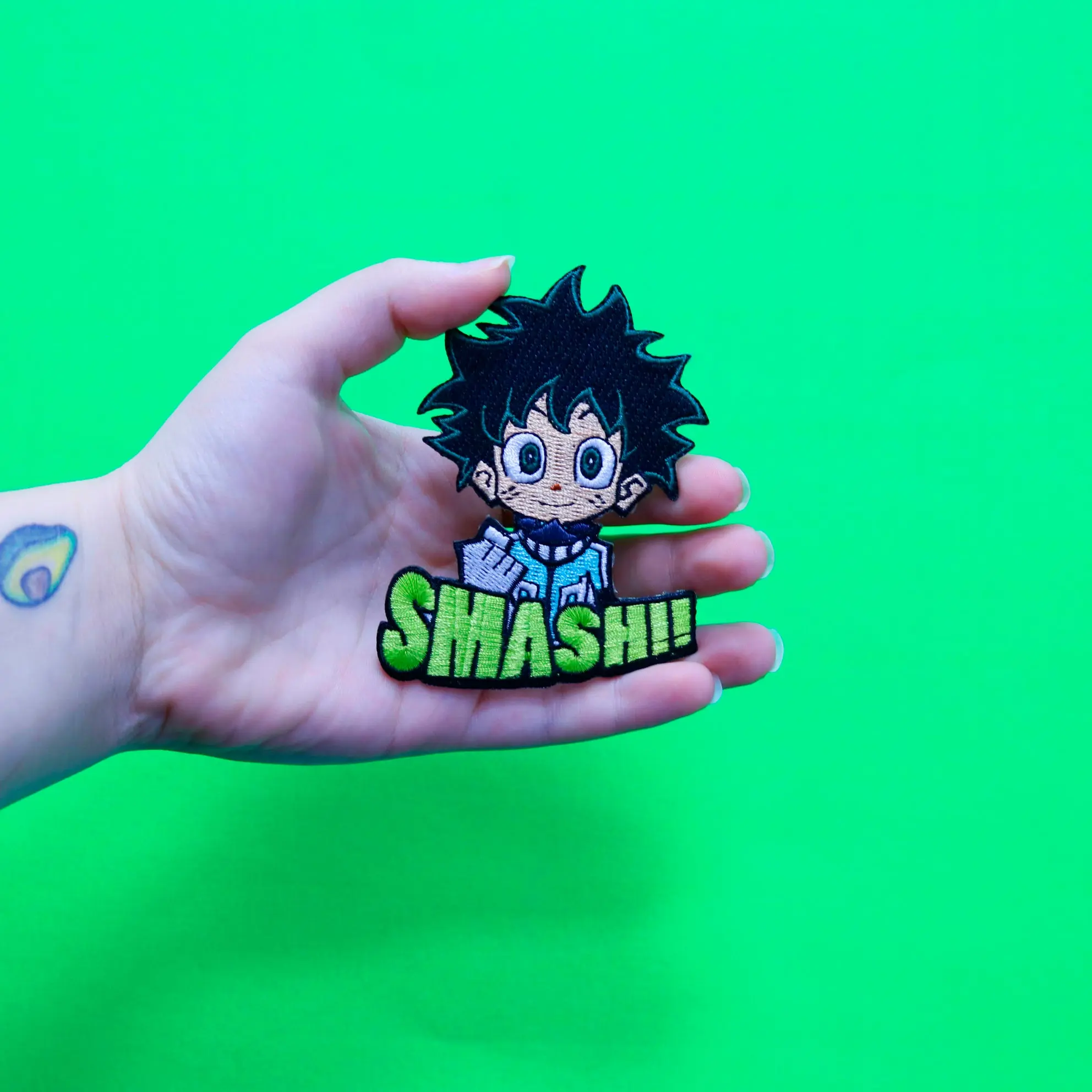 Anime My Hero Academia: Deku Smash! Embroidered Patch - Image 2