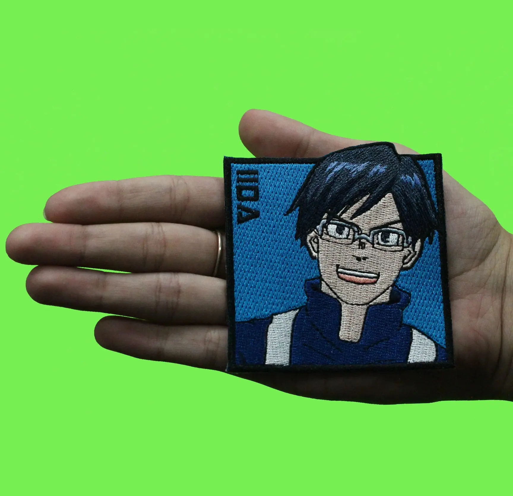My Hero Academia Patch Iida Portrait Box Embroidered Iron On - Image 2