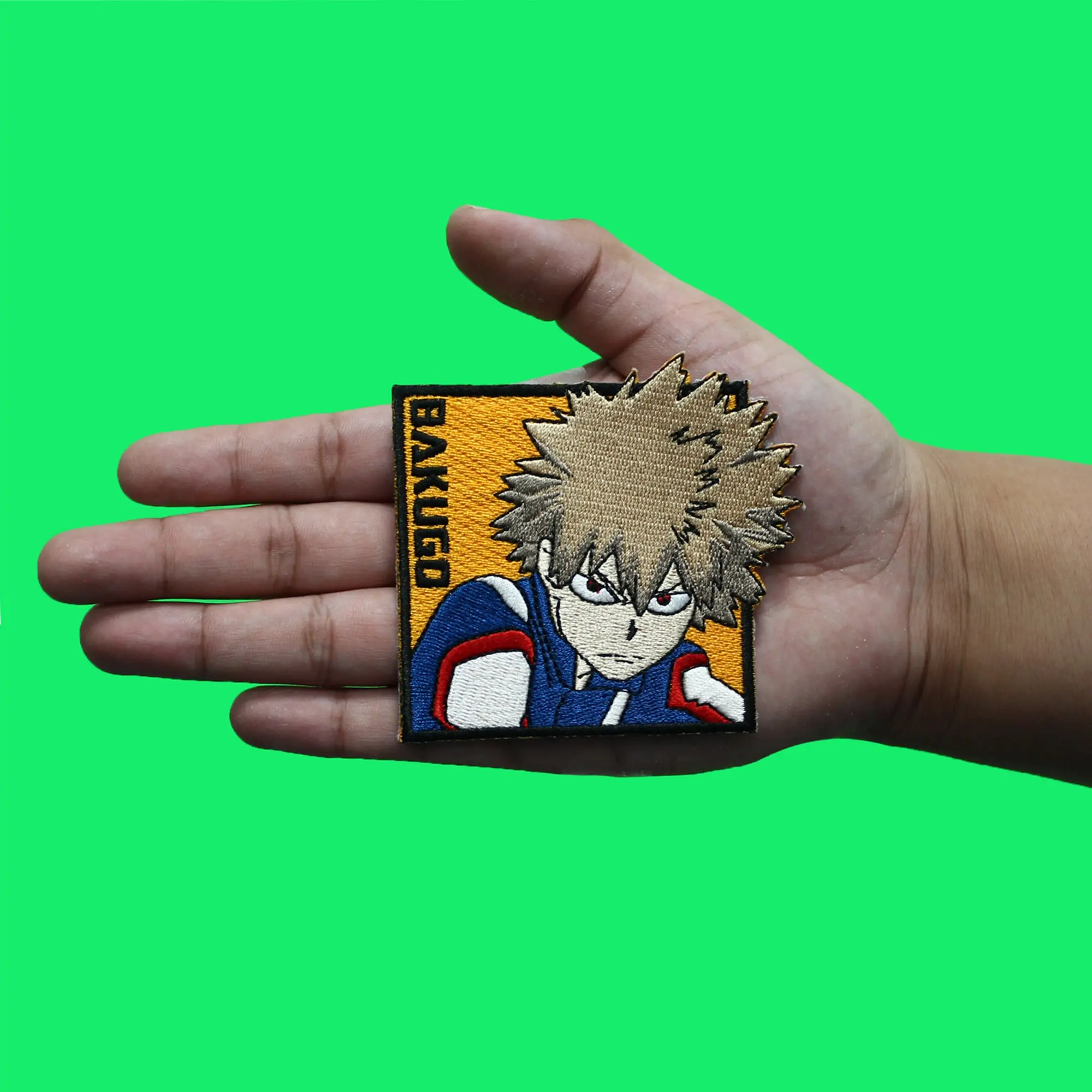 My Hero Academia Patch Portrait Bakugo Box Embroidered Iron On - Image 2