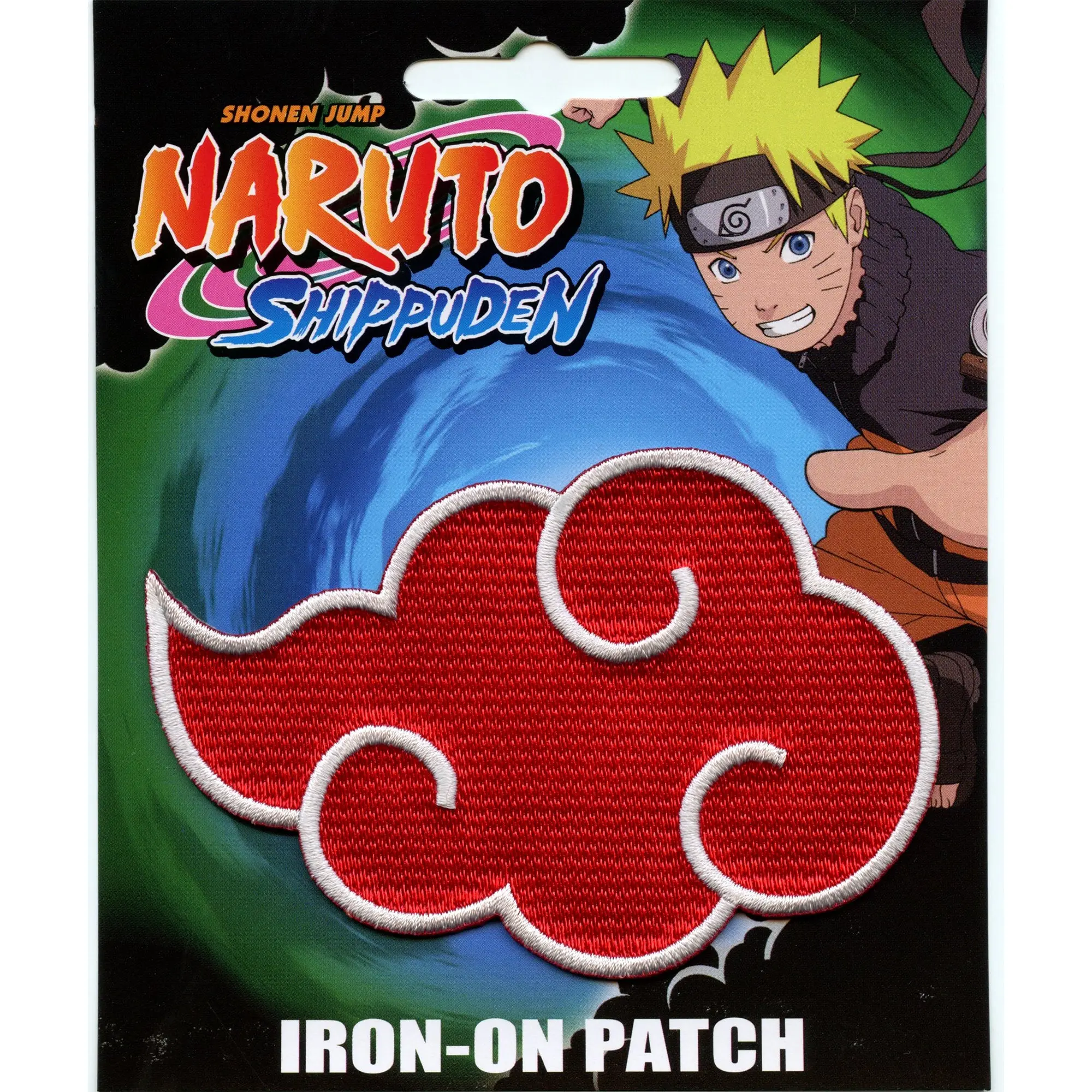 Naruto Akatsuki Shinobi Assassin Dawn Red Cloud Embroidered Iron On Patch Anime