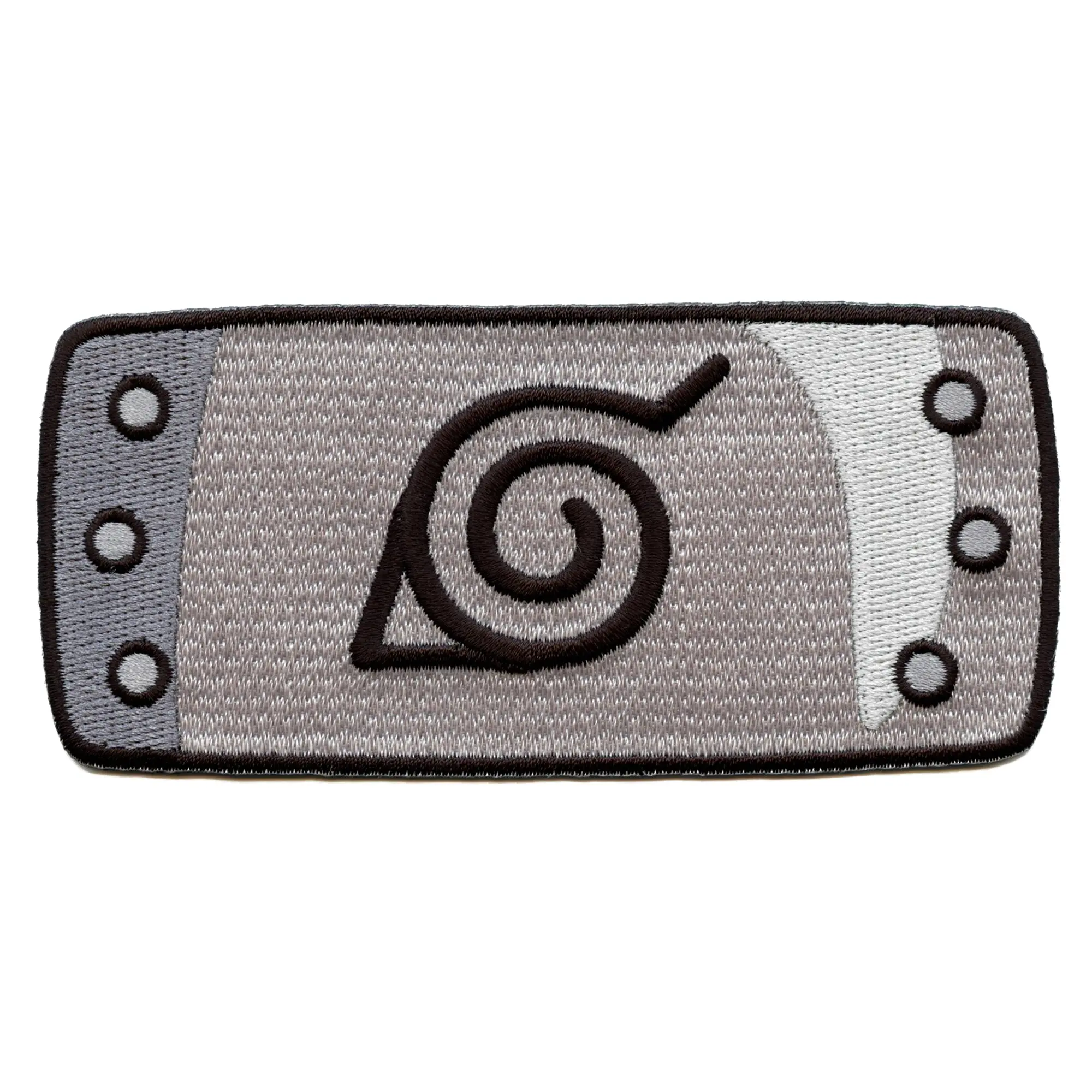 Naruto Leaf Village Headband Patch Clan Badge Embroidered Iron On - Image 2