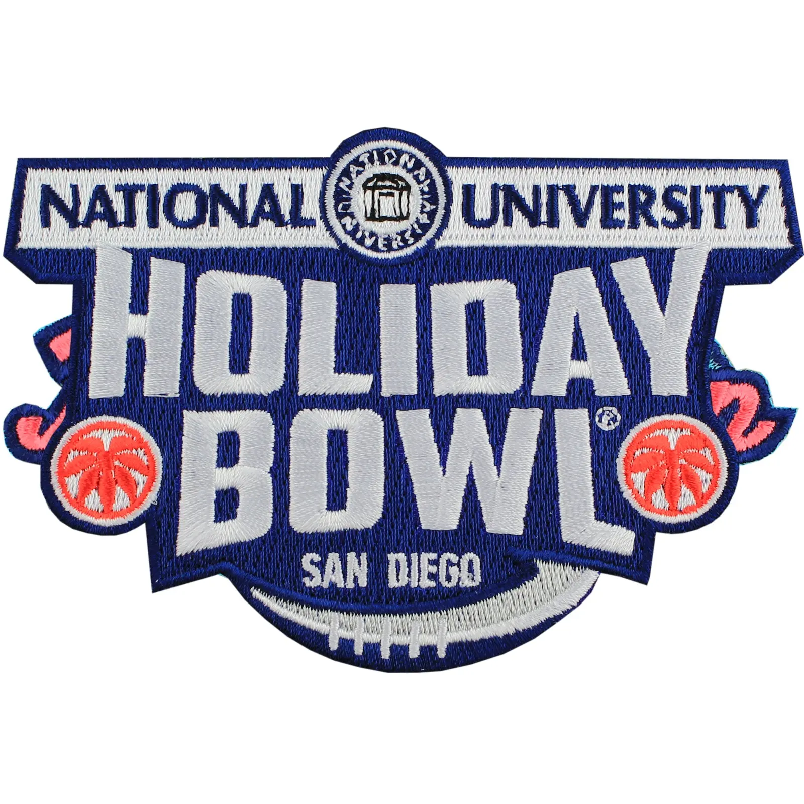 National University Holiday Bowl Jersey Patch Nebraska vs. USC (2014)