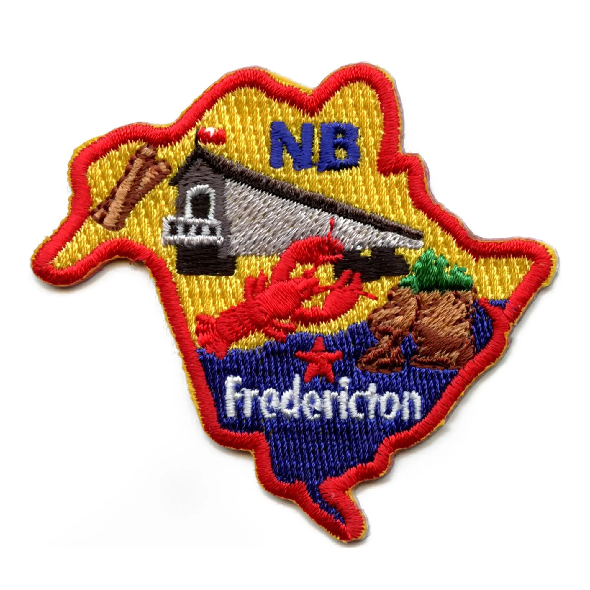 New Brunswick Patch Canada Province Embroidered Iron-On