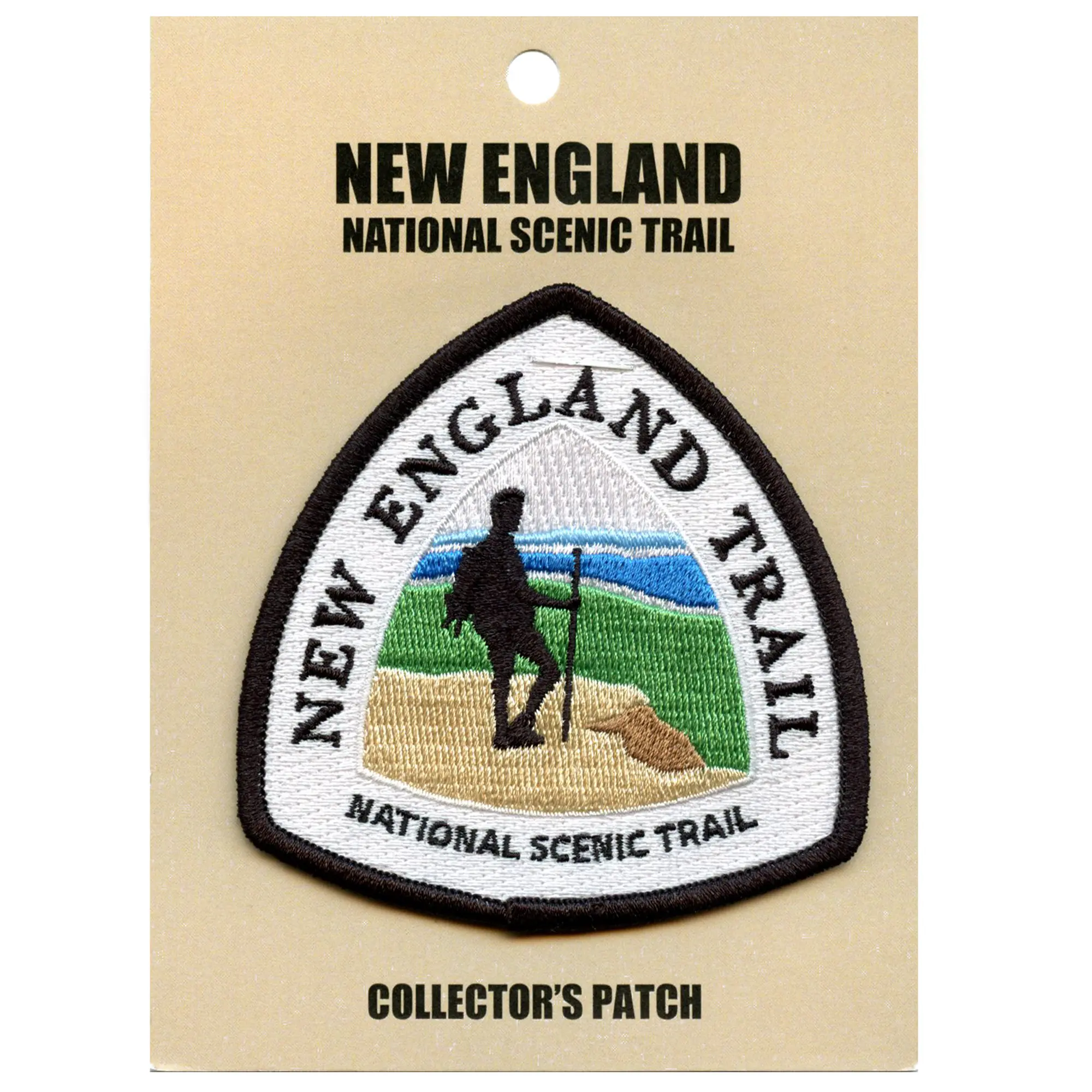 New England National Scenic Trail Patch Adventure Hike Embroidered Iron On - Image 2