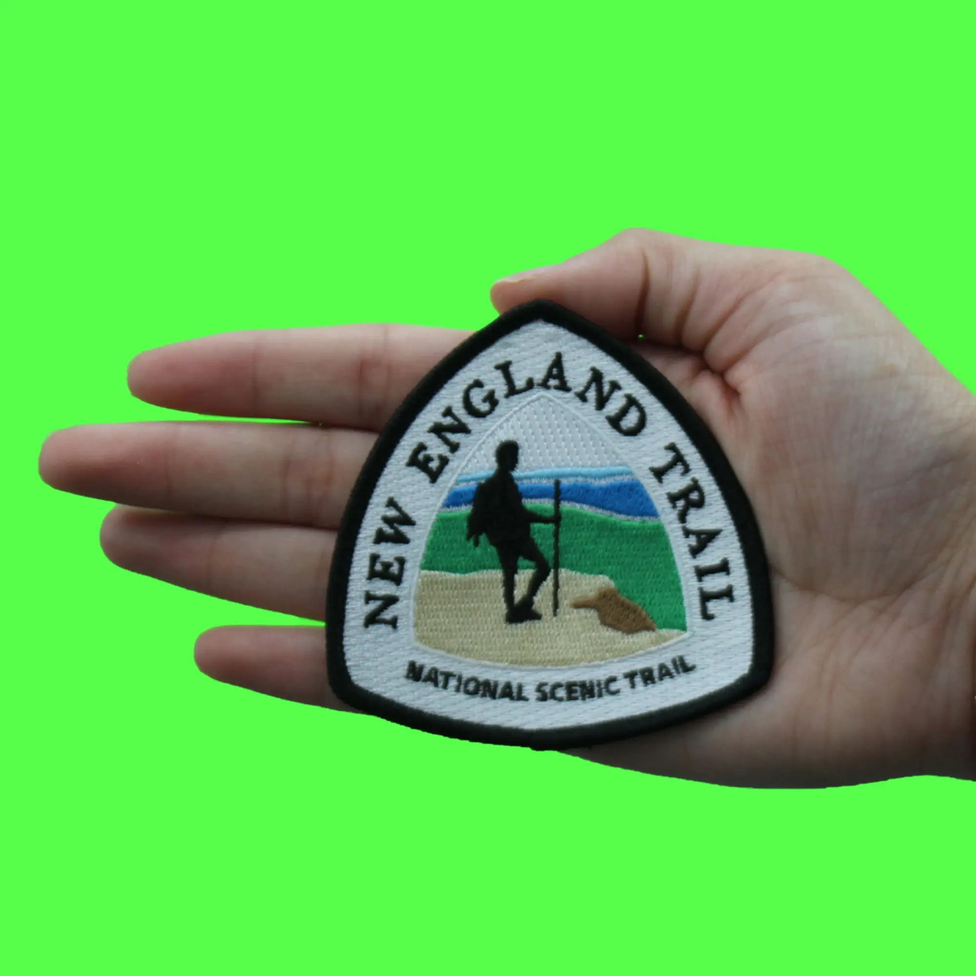 New England National Scenic Trail Patch Adventure Hike Embroidered Iron On - Image 3