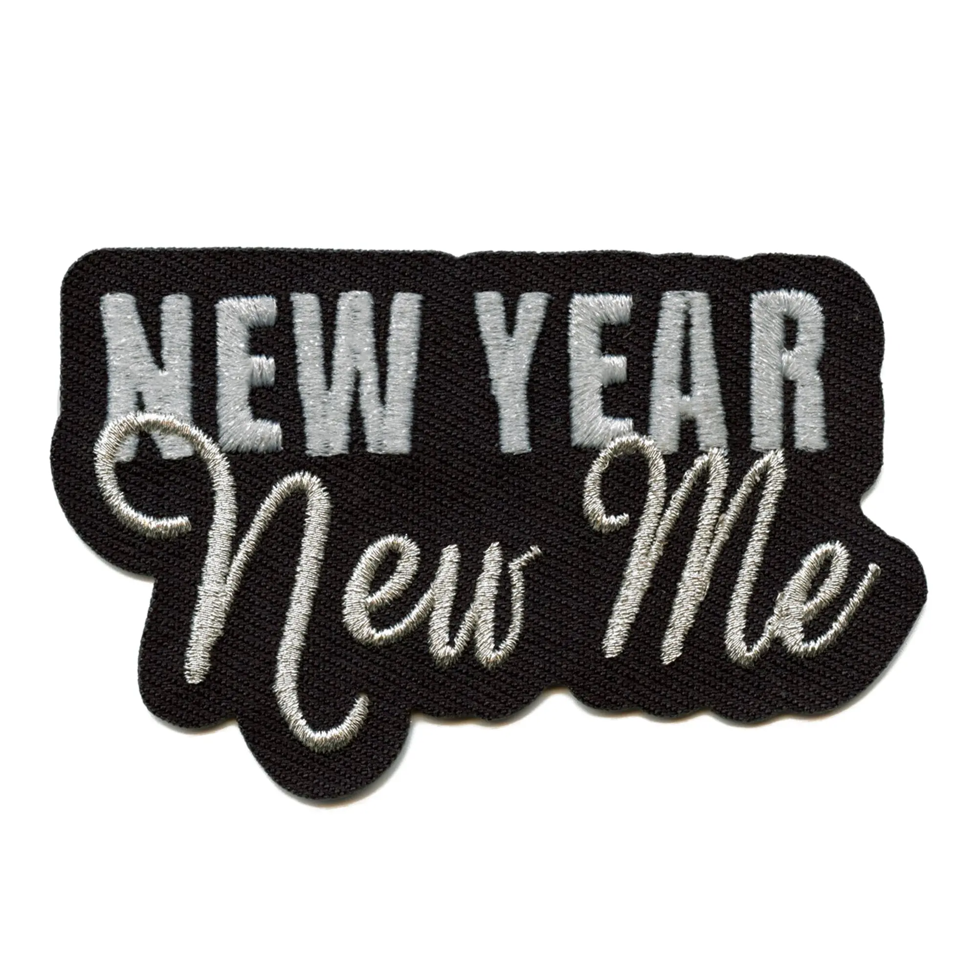 New Year New Me Patch Embroidered Iron On