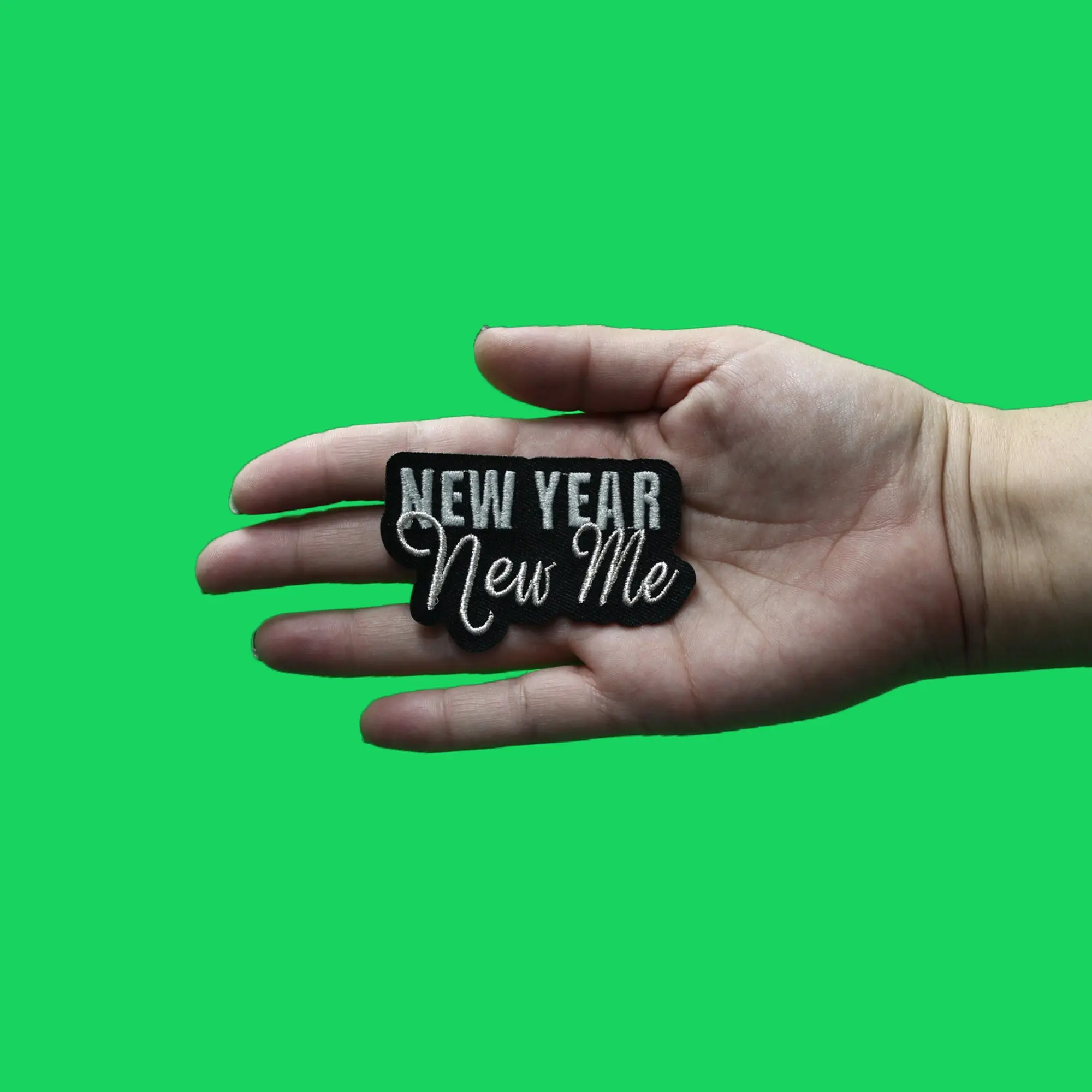 New Year New Me Patch Embroidered Iron On - Image 2