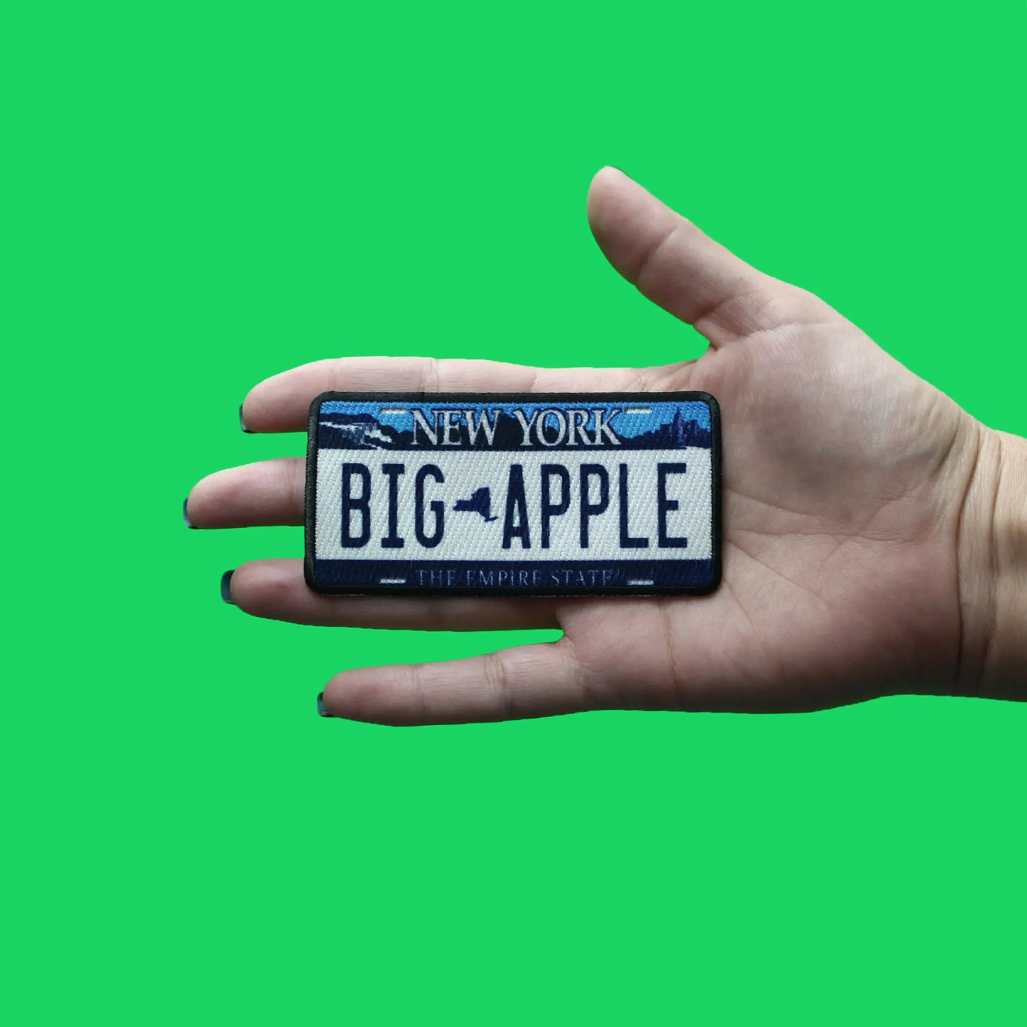 New York License Plate Patch Empire State Sublimated Iron On - Image 2