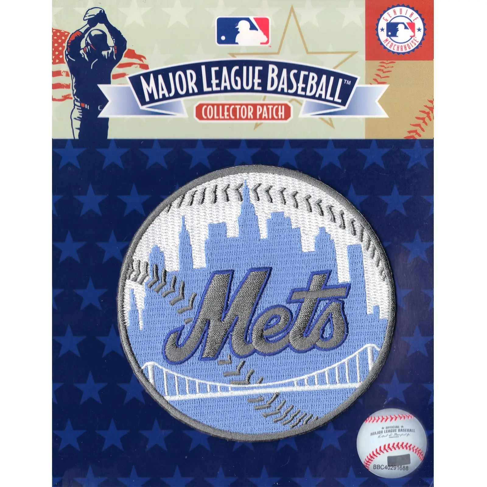 New York Mets Fathers Day Blue Sleeve Jersey Patch