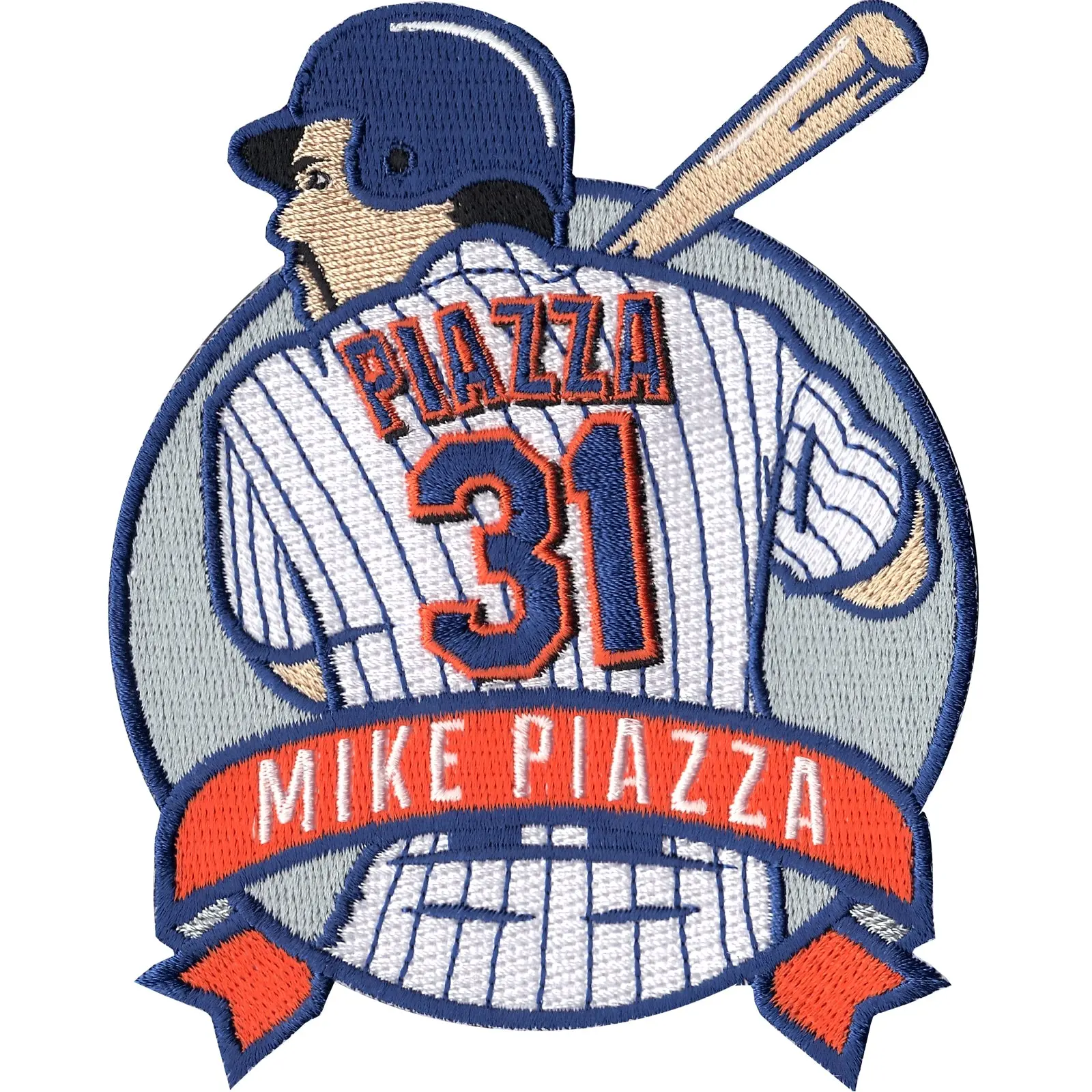 New York Mets Mike Piazza Retirement Jersey Patch