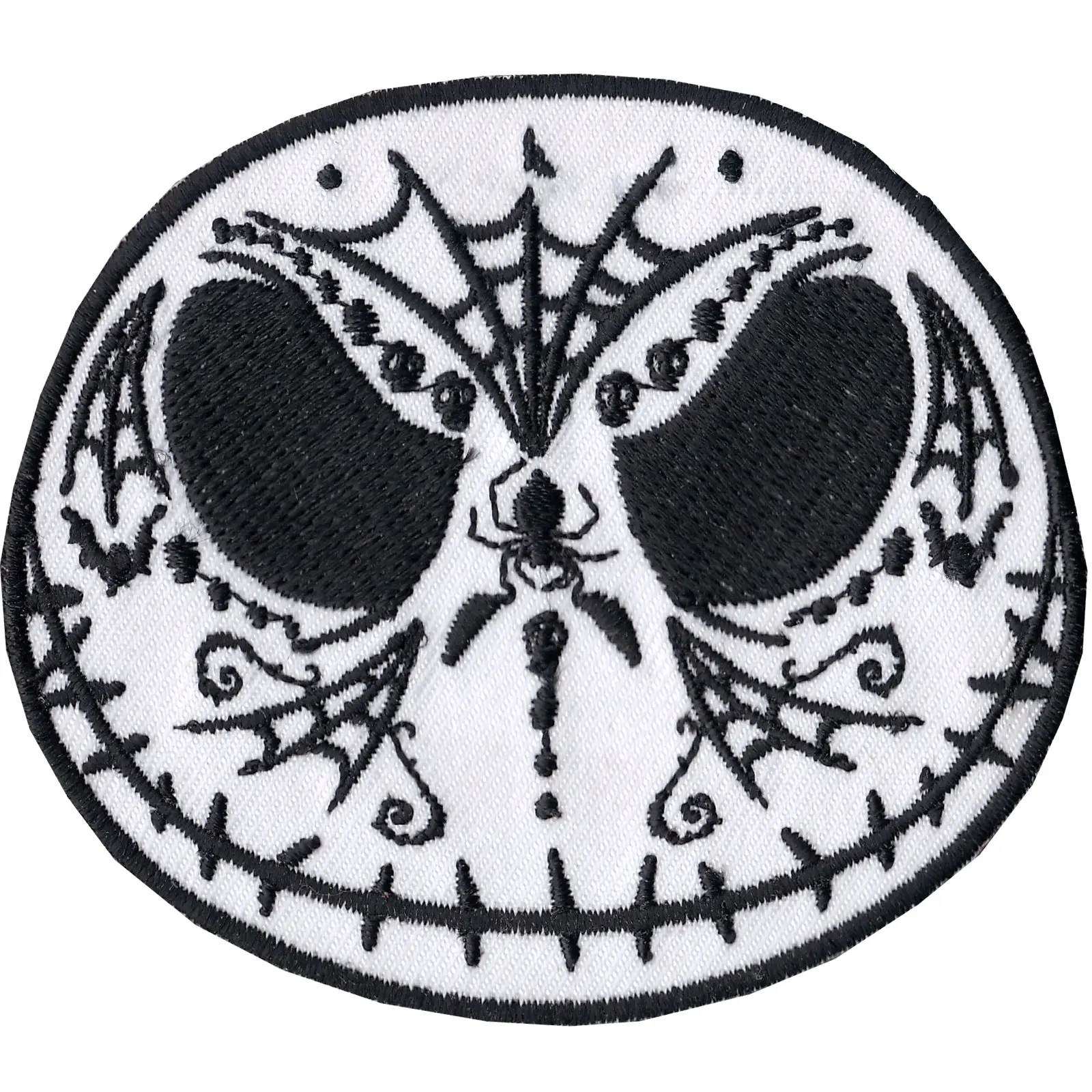 Nightmare Before Christmas Jack Skellington Sugar Skull Disney Iron On Applique Patch