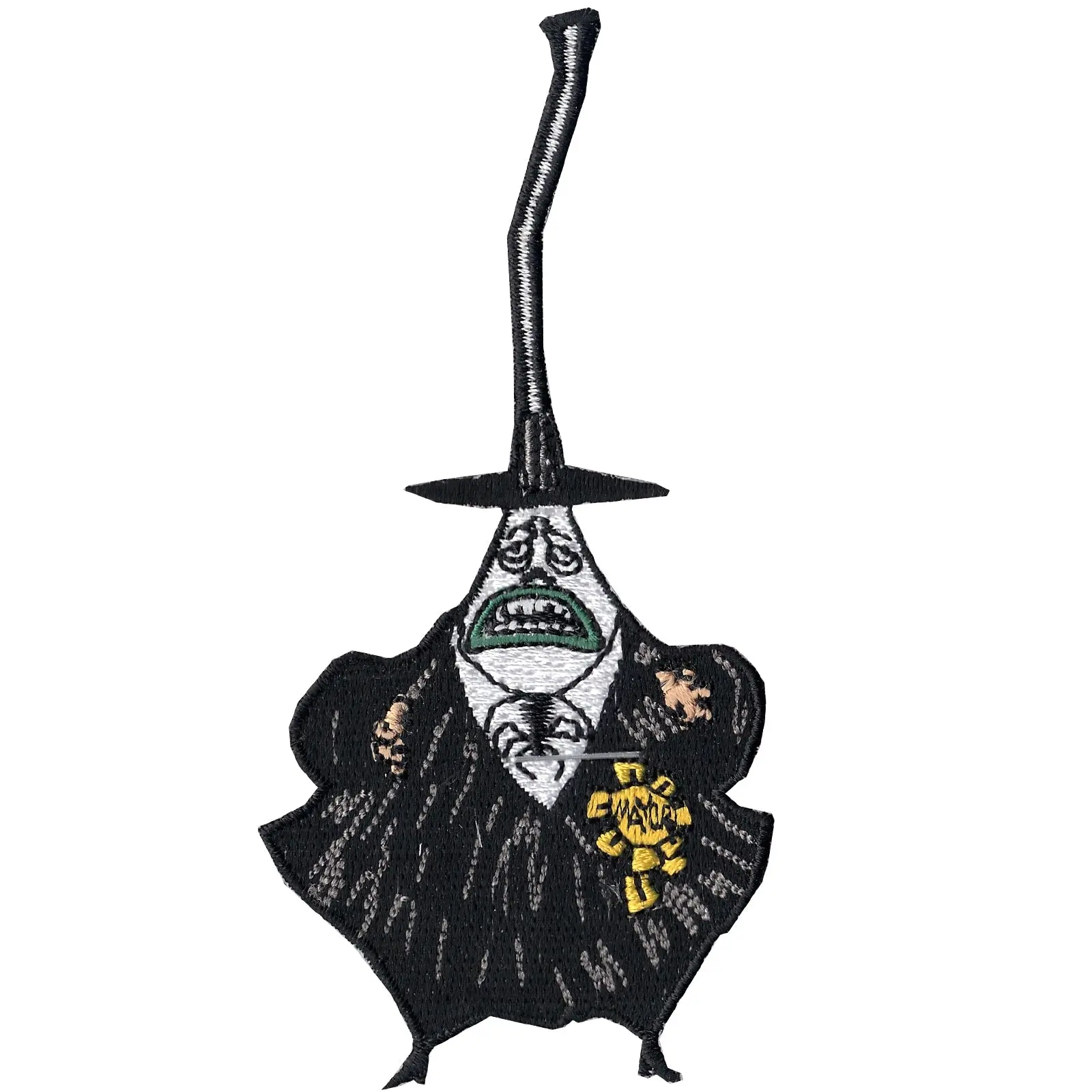 Nightmare Before Christmas Town Mayor Disney Iron On Applique Patch