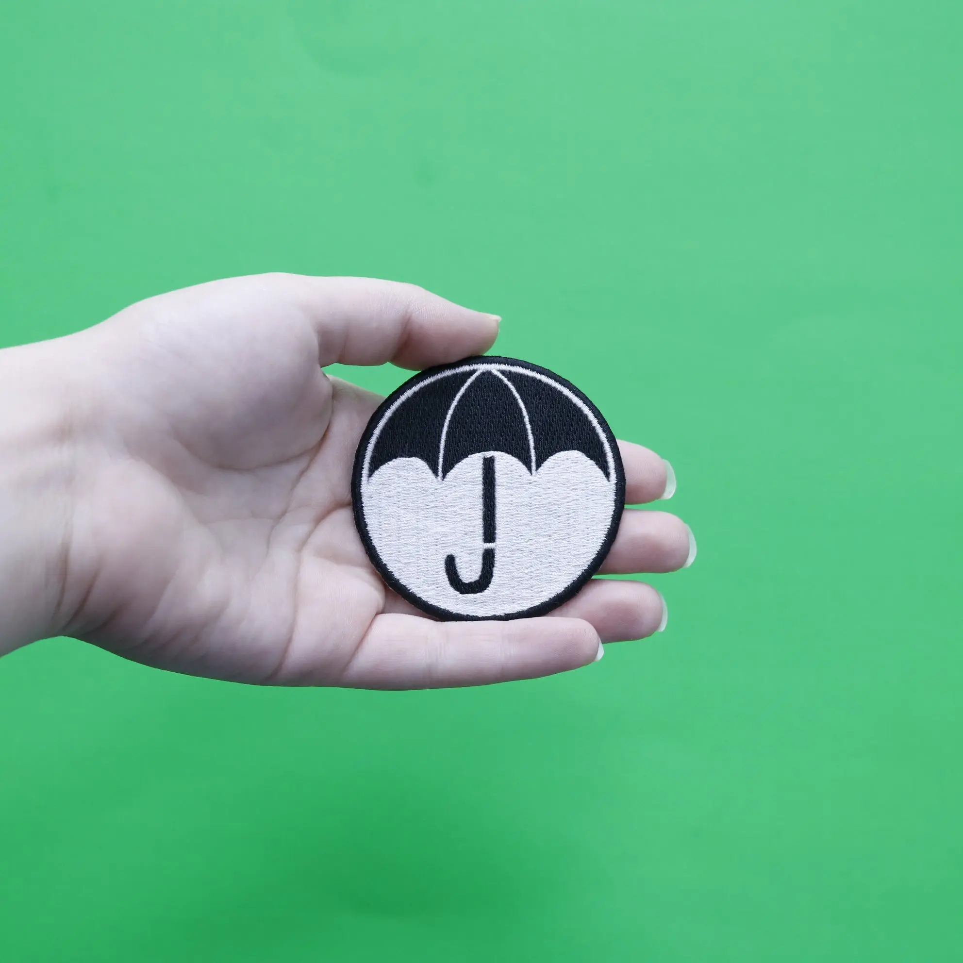 Official Umbrella Academy Umbrella Logo Embroidered Iron On Patch - Image 3