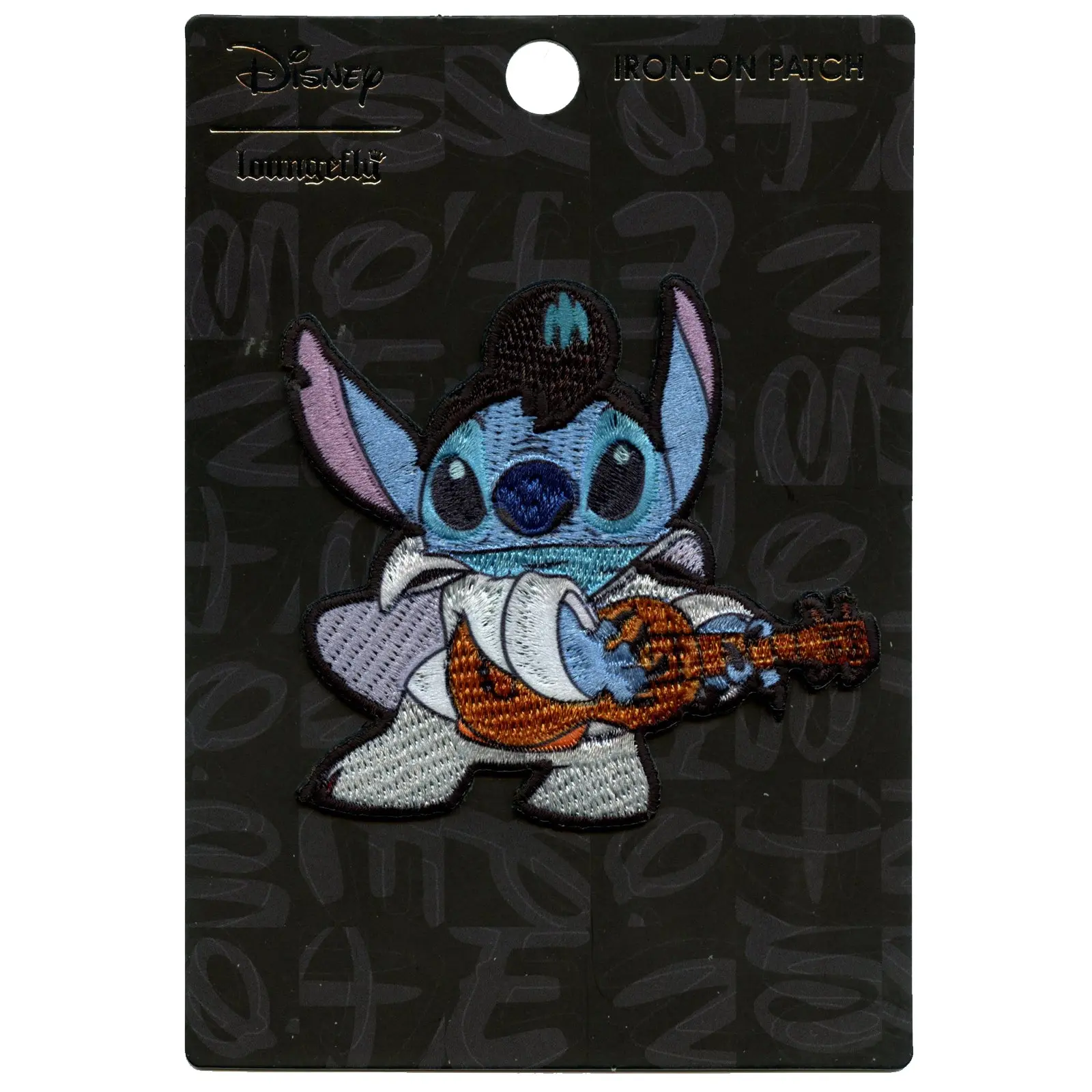 Official Lilo And Stitch: Elvis Stitch Embroidered Iron On Applique Patch - Image 2