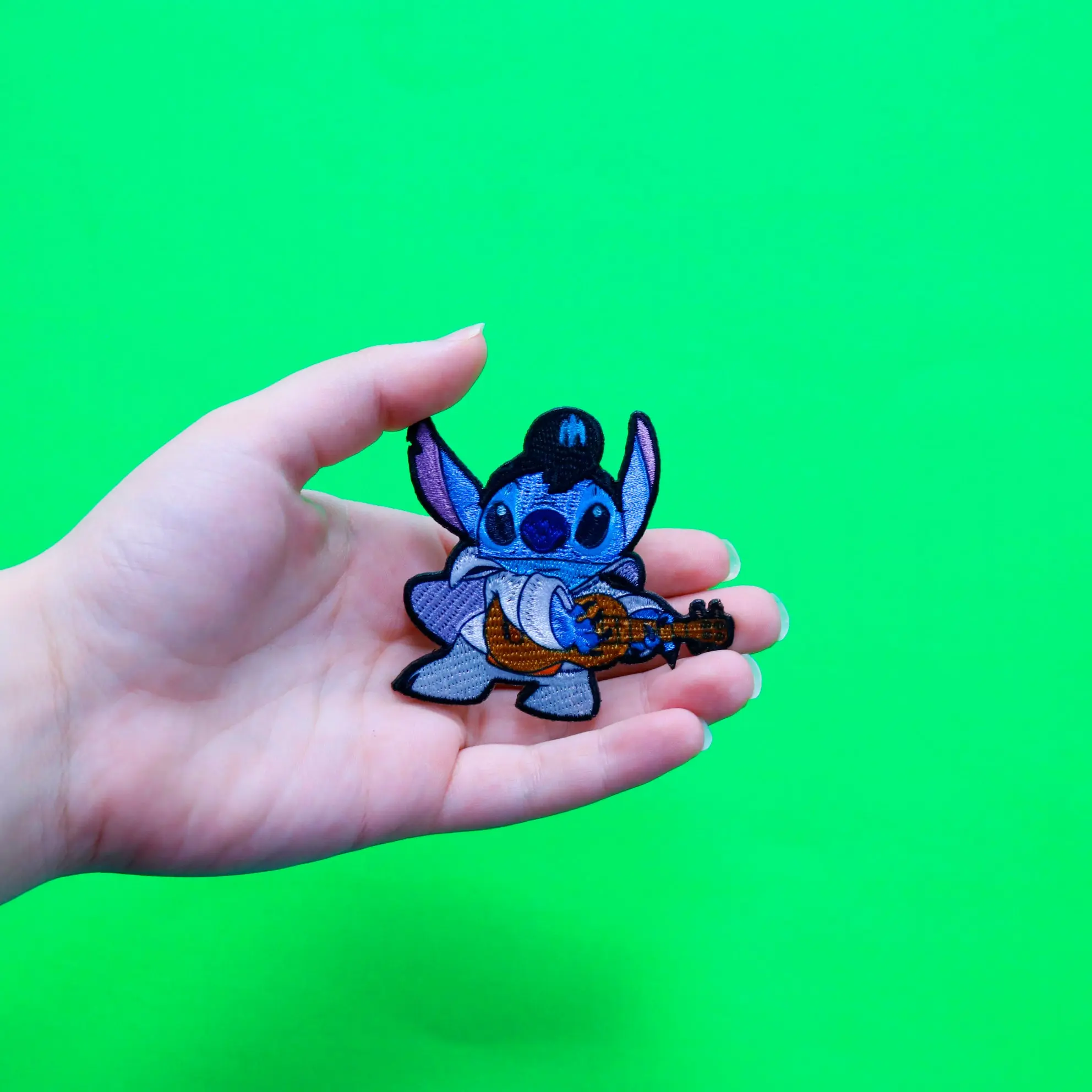 Official Lilo And Stitch: Elvis Stitch Embroidered Iron On Applique Patch - Image 3