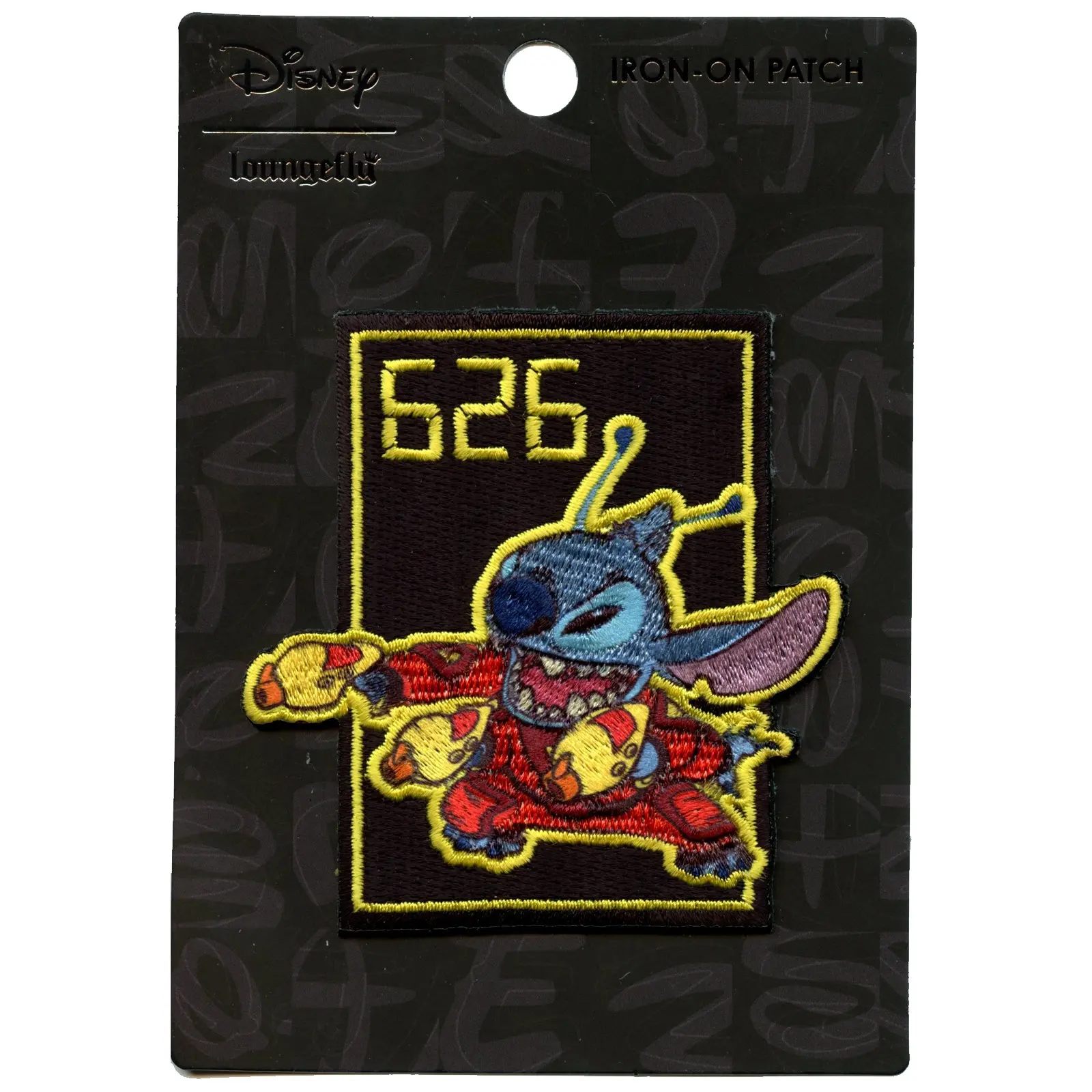 Official Lilo And Stitch: Experiment 626 Stitch Embroidered Iron On Patch - Image 2