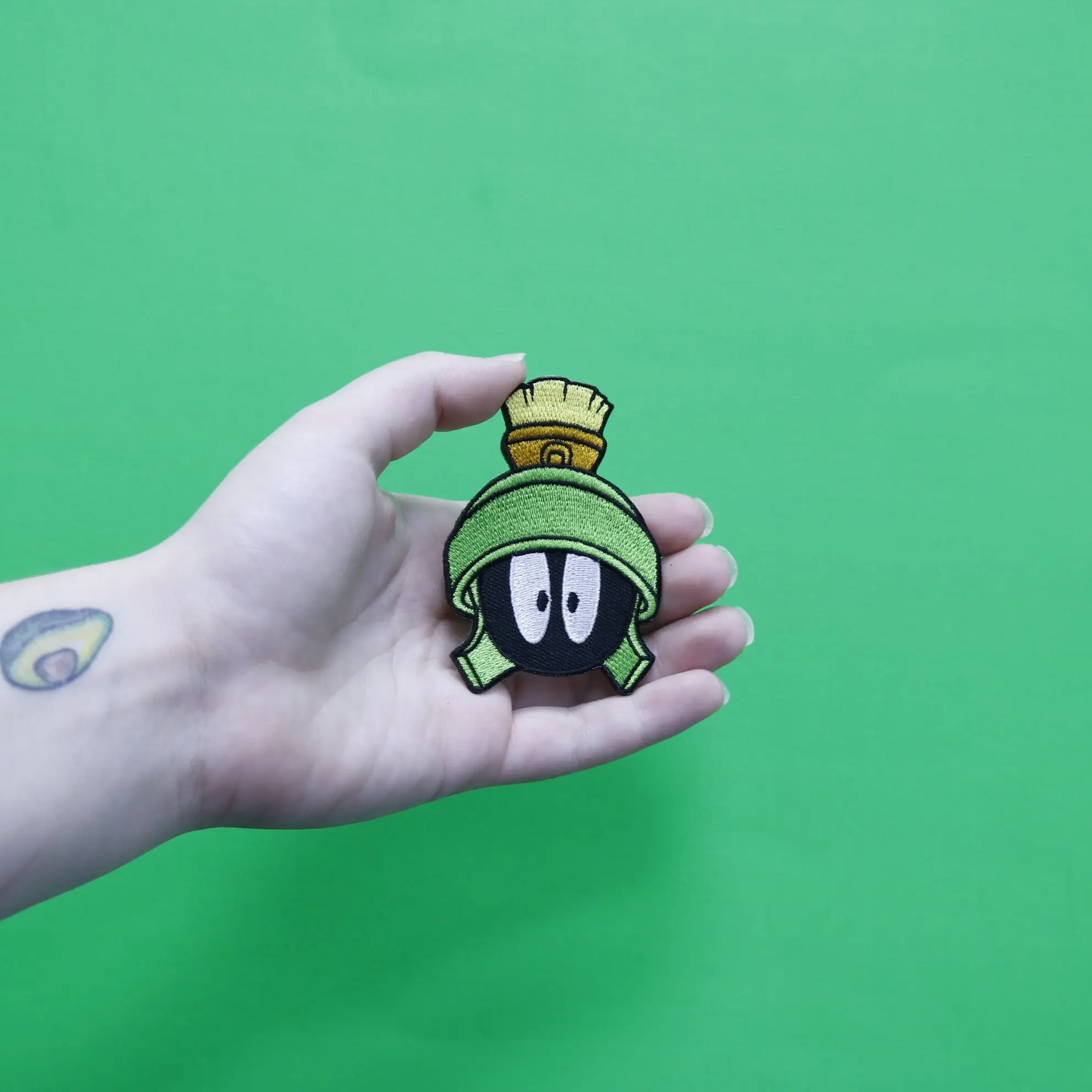 Official Marvin The Martian Embroidered Iron On Patch - Image 3