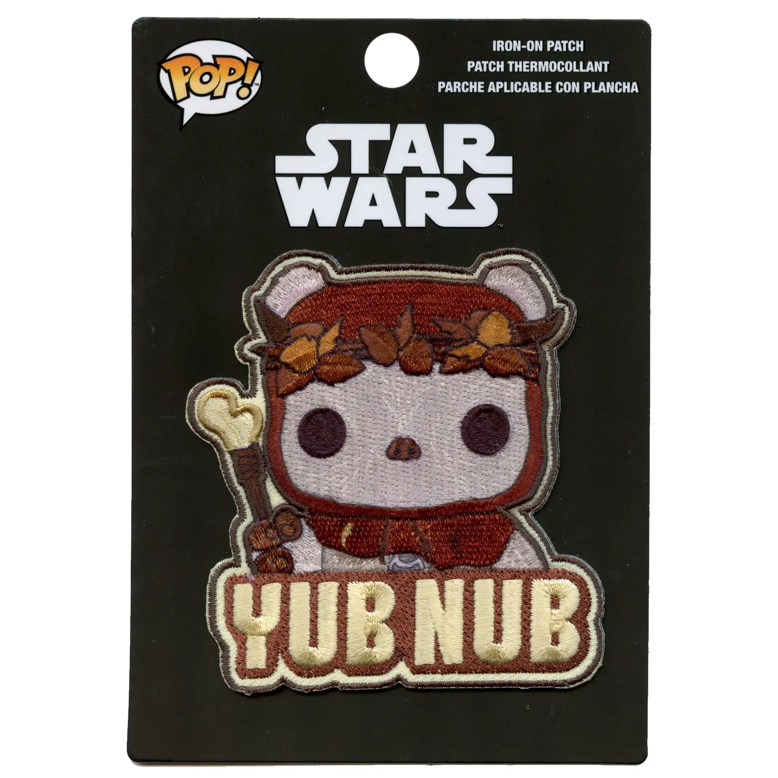 Official Star Wars POP Yub Nub Embroidered Iron On Patch - Image 2