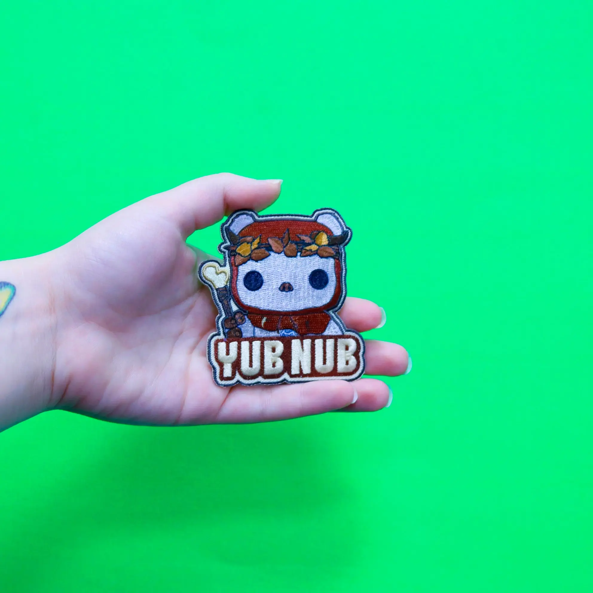Official Star Wars POP Yub Nub Embroidered Iron On Patch - Image 3