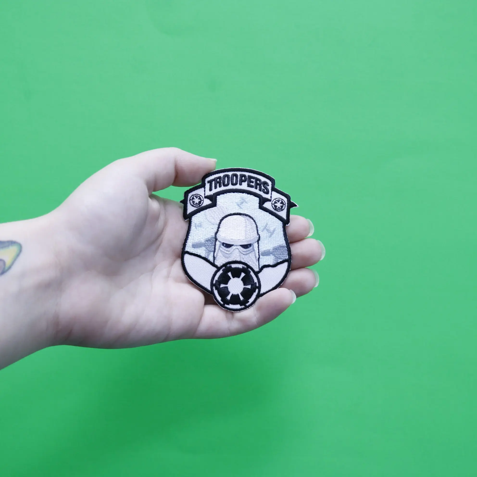 Official Star Wars Storm "Troopers" Embroidered Iron On Patch - Image 3