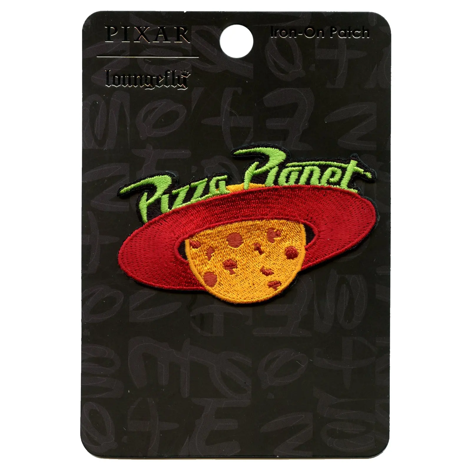 Official Toy Story: Pizza Planet Logo Embroidered Iron On Patch - Image 2