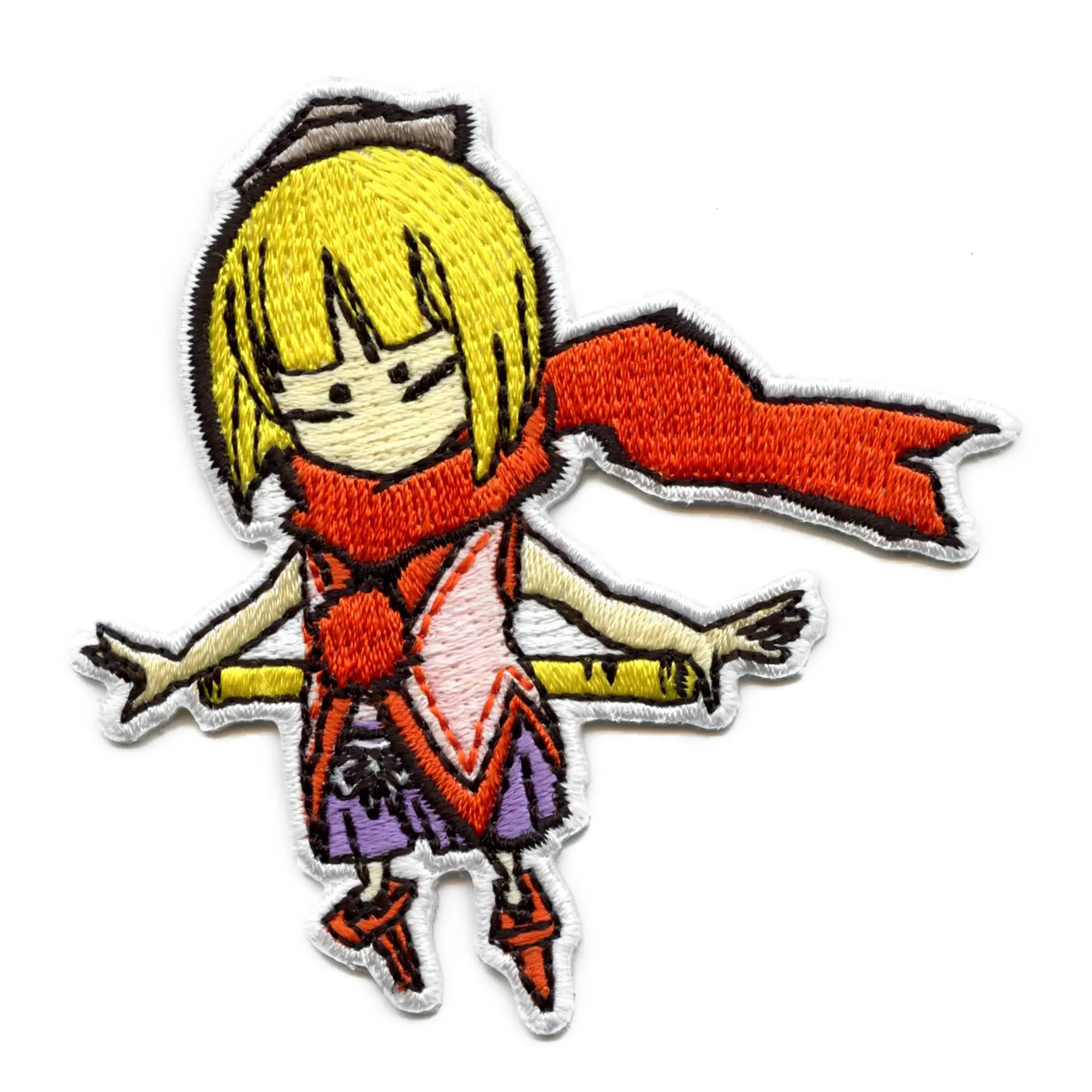 Okamiden Kurou Patch Flute Boy Embroidered Iron On