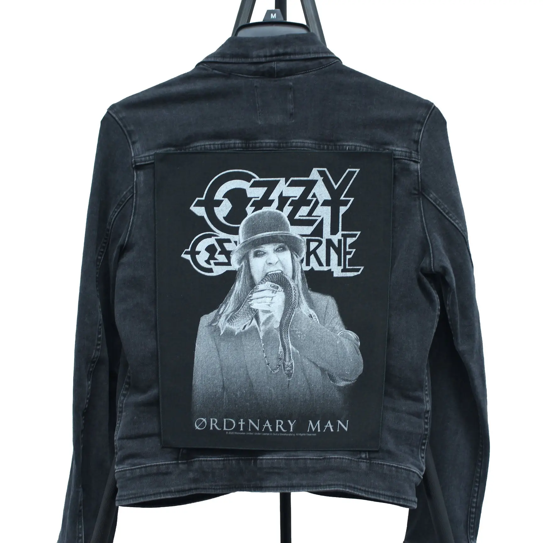 Ozzy Osbourne Back Patch Ordinary Man XL DTG Printed Sew On - Image 2