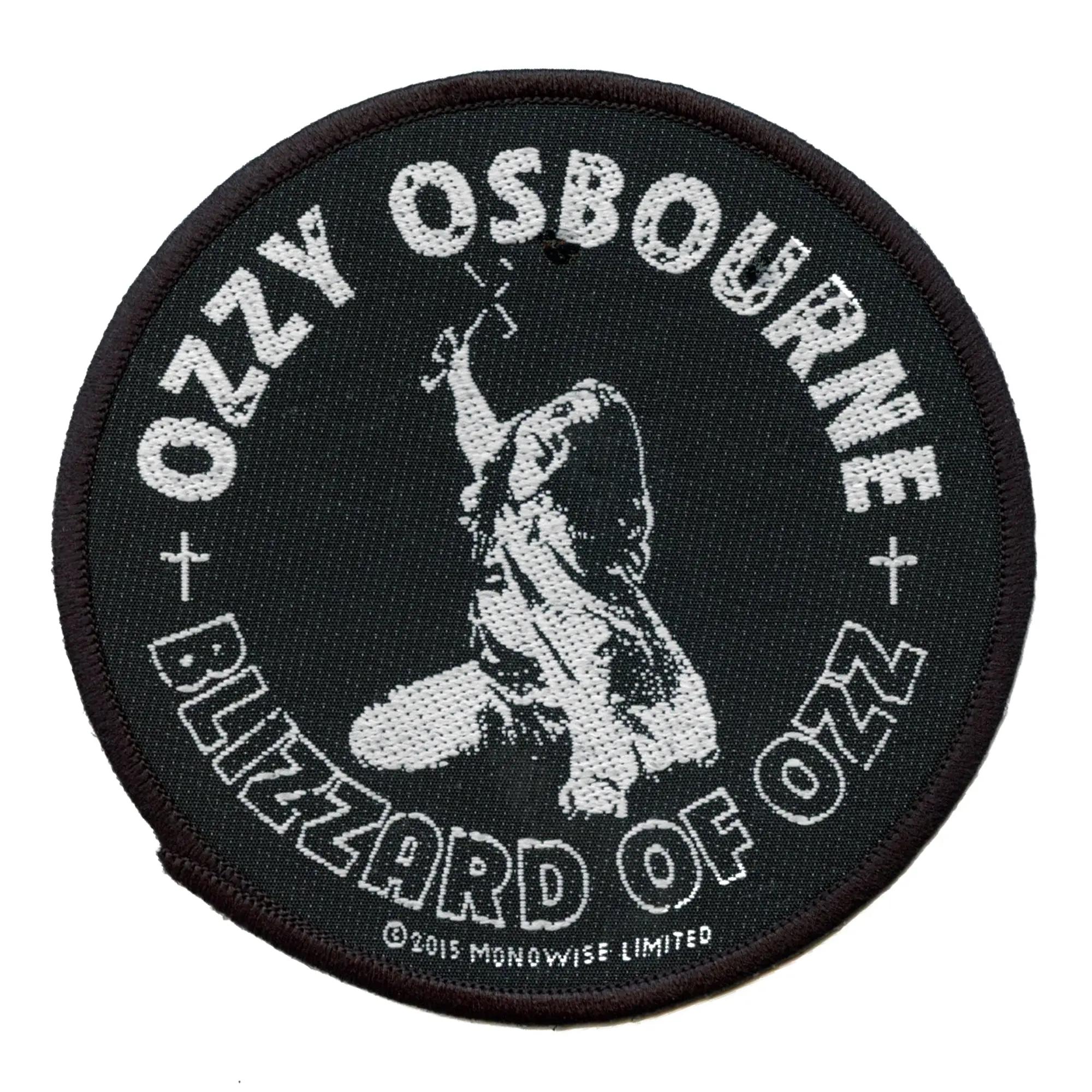 Ozzy Osbourne Blizzard Of Ozz Patch Legend Metal Classic Woven Sew On