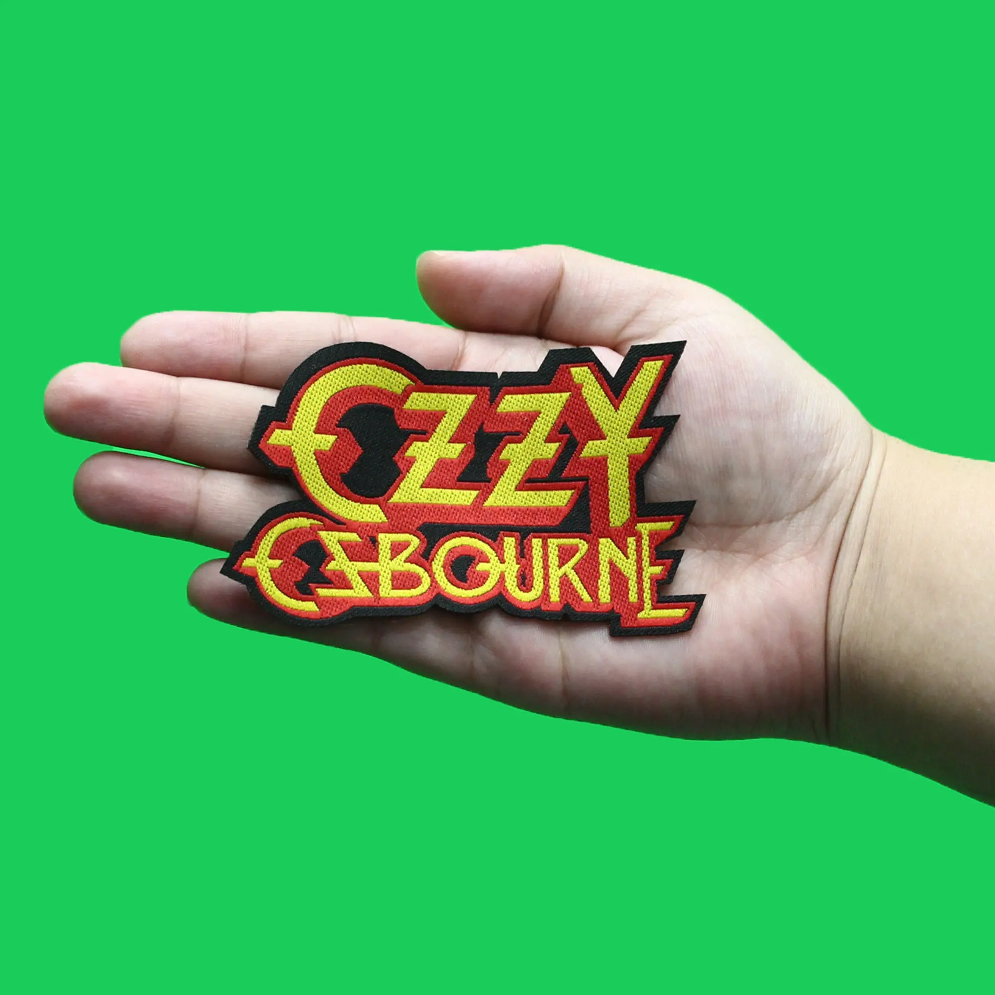 Ozzy Osbourne Official Logo Patch Heavy Metal Band Woven Sew On - Image 2