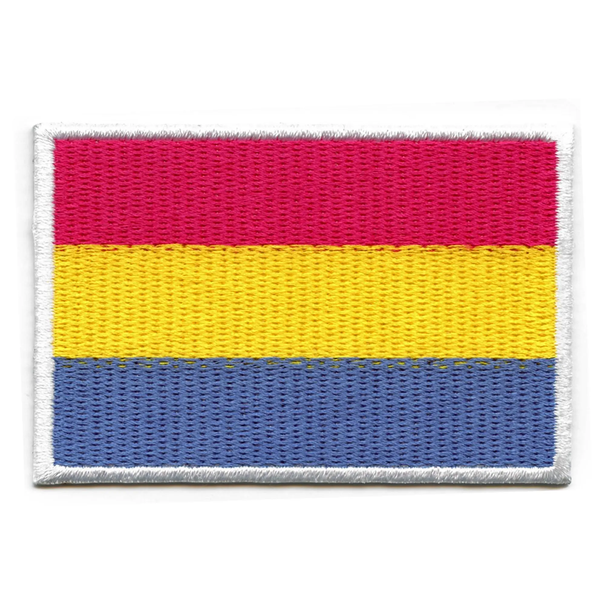 Pansexual Pride Flag Patch LGBTQ+ Embroidered Iron On