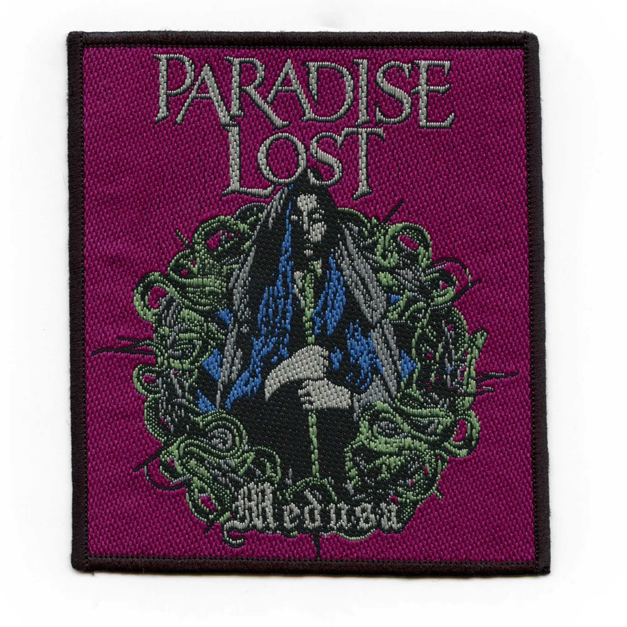 Paradise Lost Medusa Cover Patch English Gothic Metal Band Woven Sew On