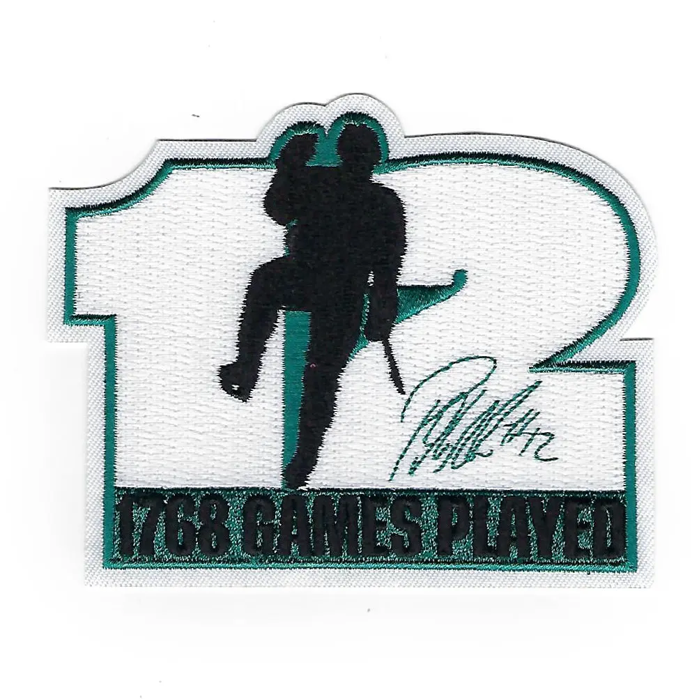 San Jose Sharks Patrick Marleau 1768 Games Played NHL Jersey Patch - Image 2
