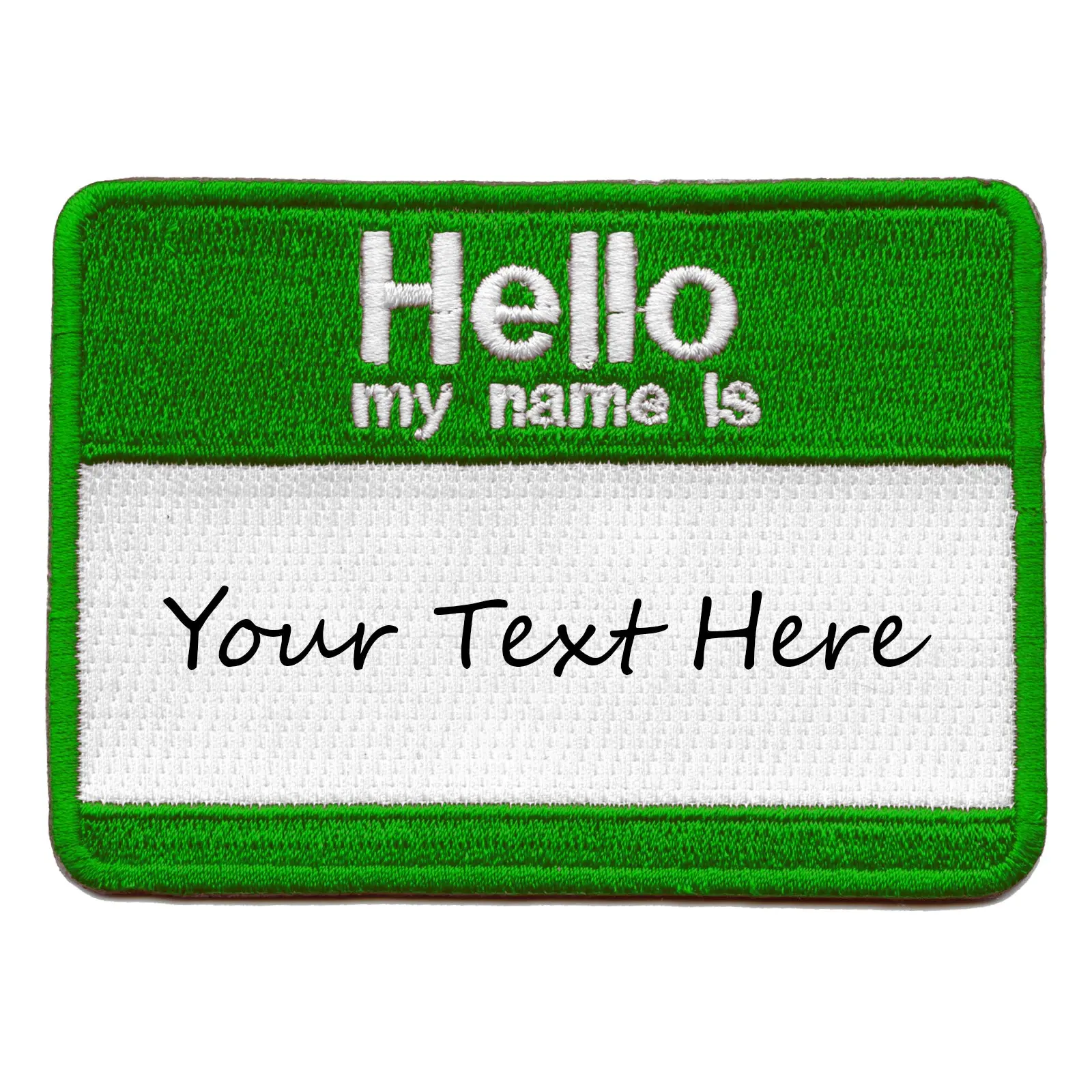 Personalized Hello My Name Is Patch Custom Name Tag Embroidered Iron On - Image 11