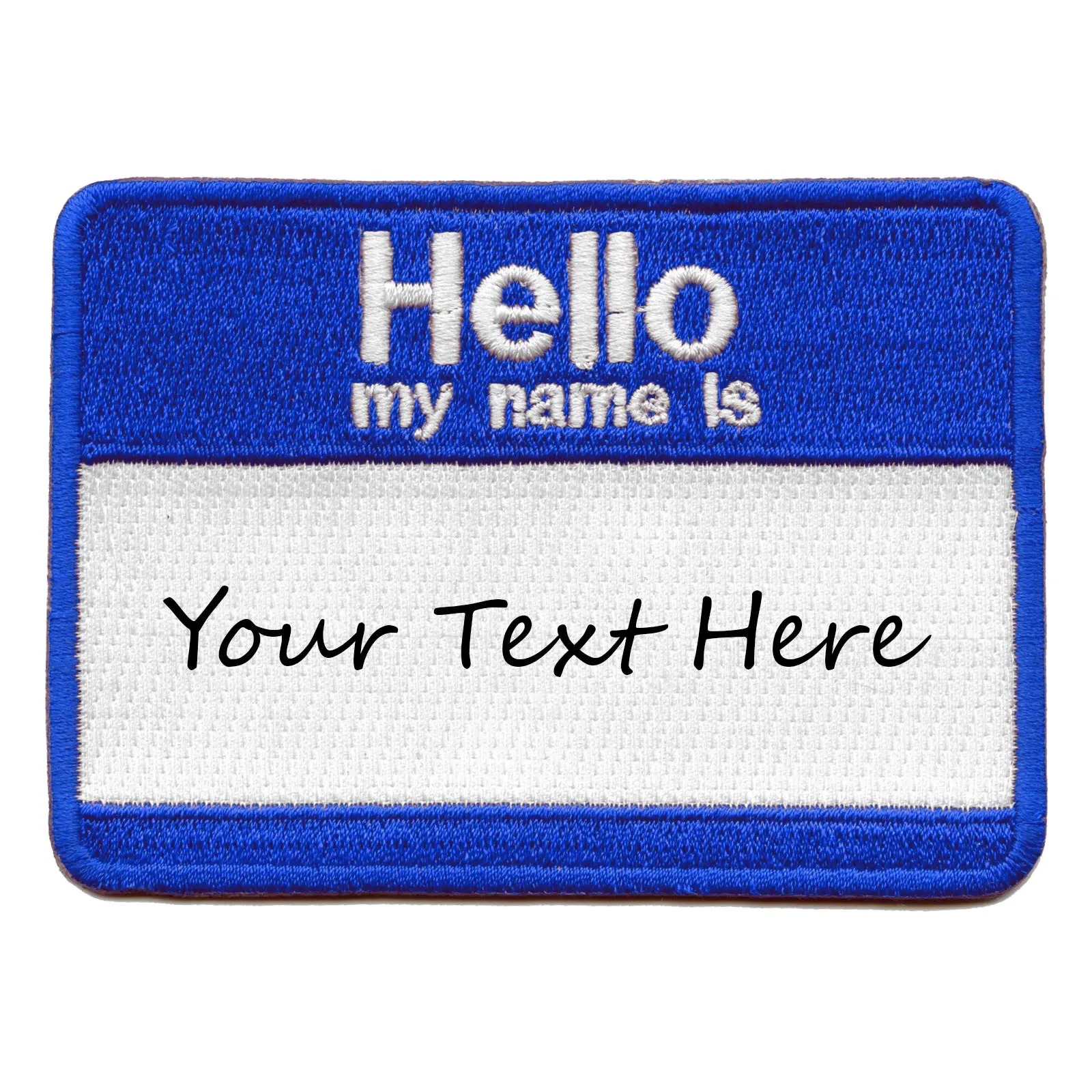 Personalized Hello My Name Is Patch Custom Name Tag Embroidered Iron On - Image 12