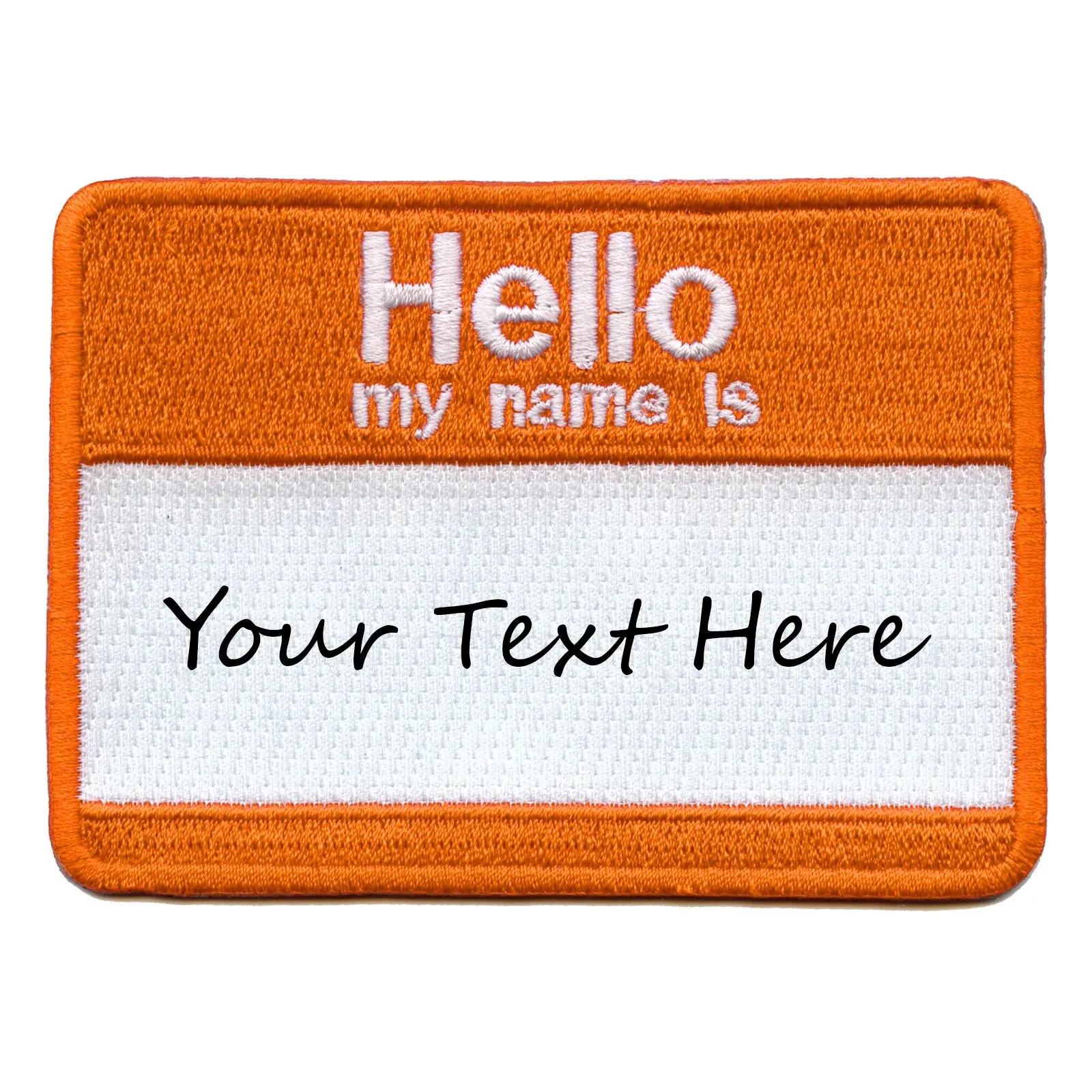Personalized Hello My Name Is Patch Custom Name Tag Embroidered Iron On - Image 14