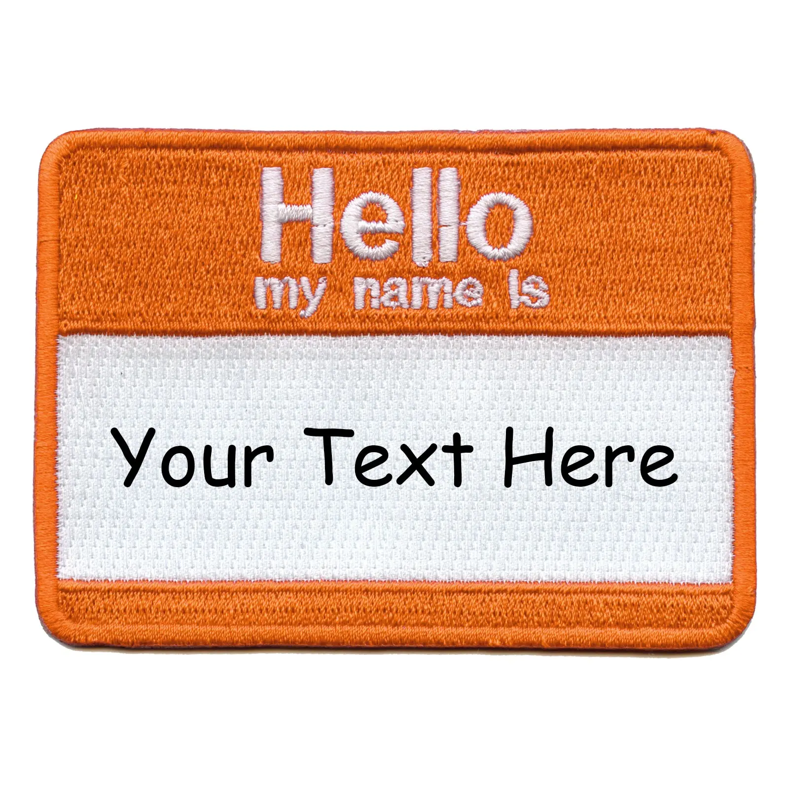 Personalized Hello My Name Is Patch Custom Name Tag Embroidered Iron On - Image 15