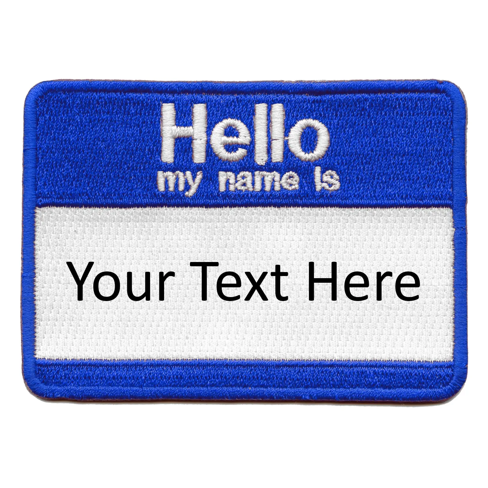 Personalized Hello My Name Is Patch Custom Name Tag Embroidered Iron On - Image 8