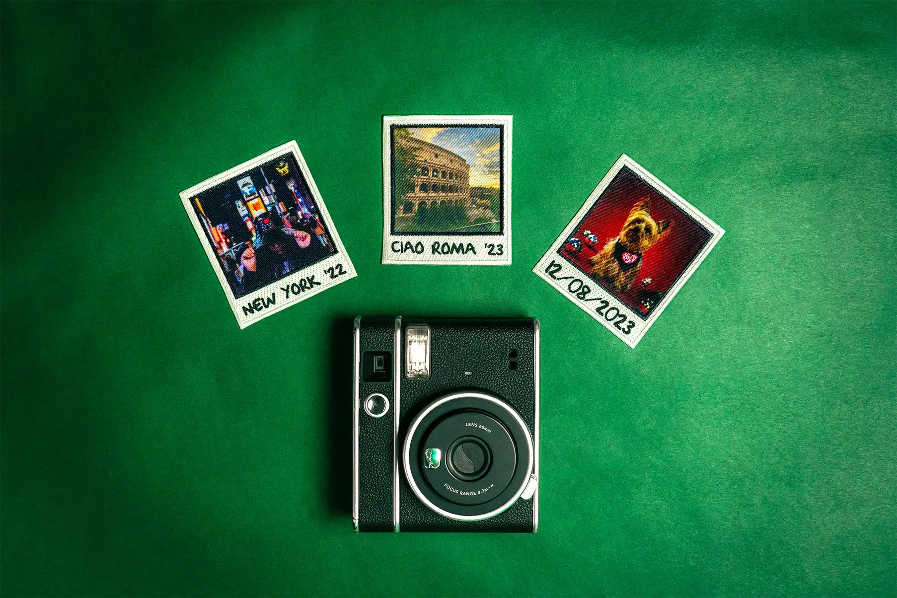 Personalized Snapshot Film Photo Embroidered Iron On Patch - Image 3