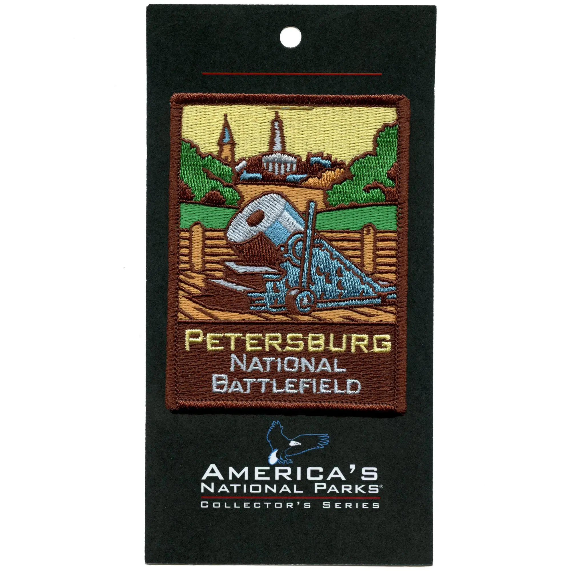 Petersburg National Battlefield Patch Petersburg Virginia Travel Embroidered Iron On - Image 2