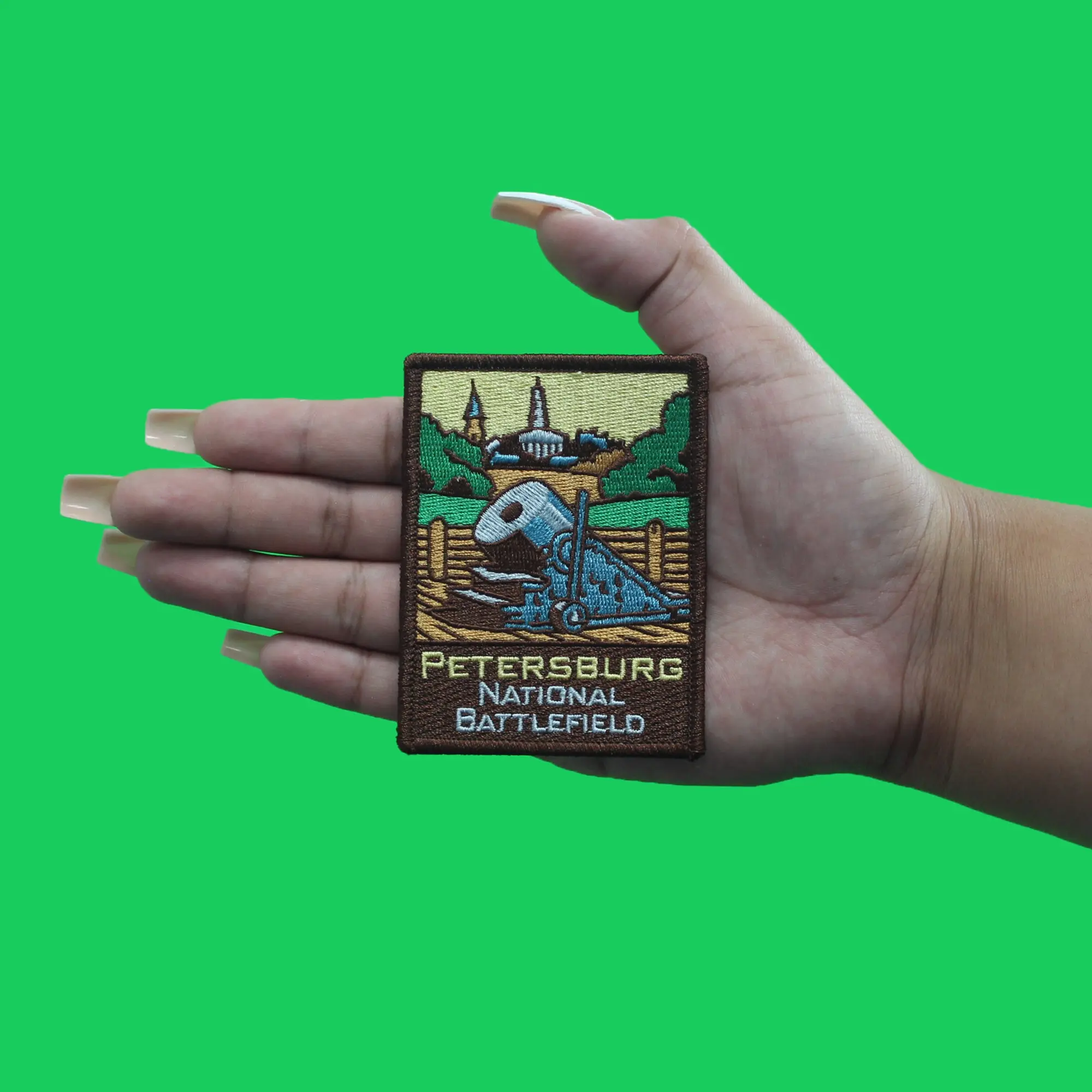 Petersburg National Battlefield Patch Petersburg Virginia Travel Embroidered Iron On - Image 3