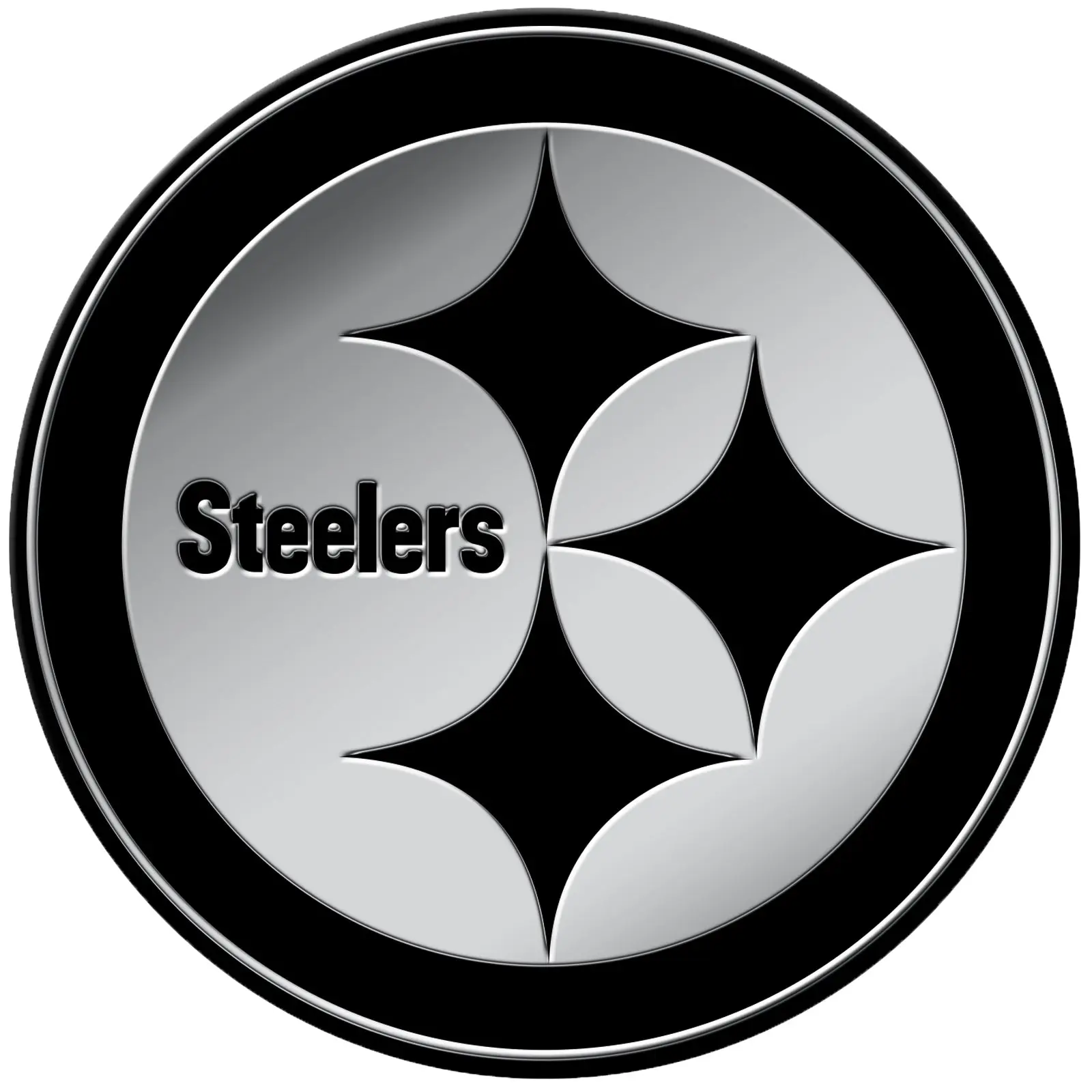 Pittsburgh Steelers 3D Chrome Auto Emblem (RICO)