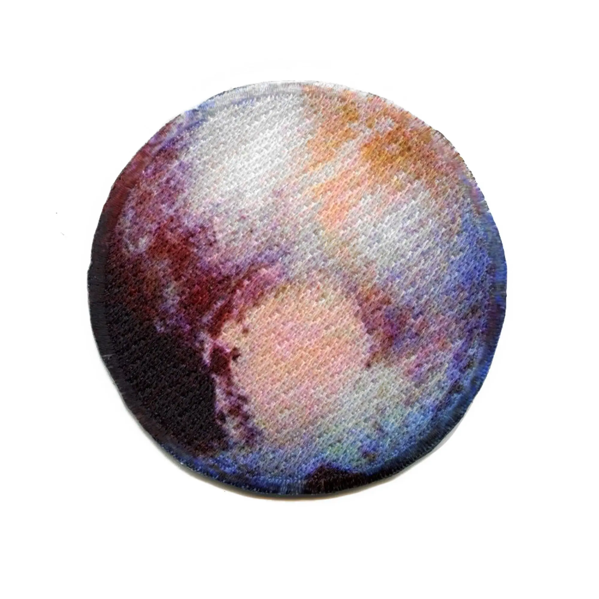 Planet Pluto Solar System FotoPatch 1 of 12 Embroidered Iron On