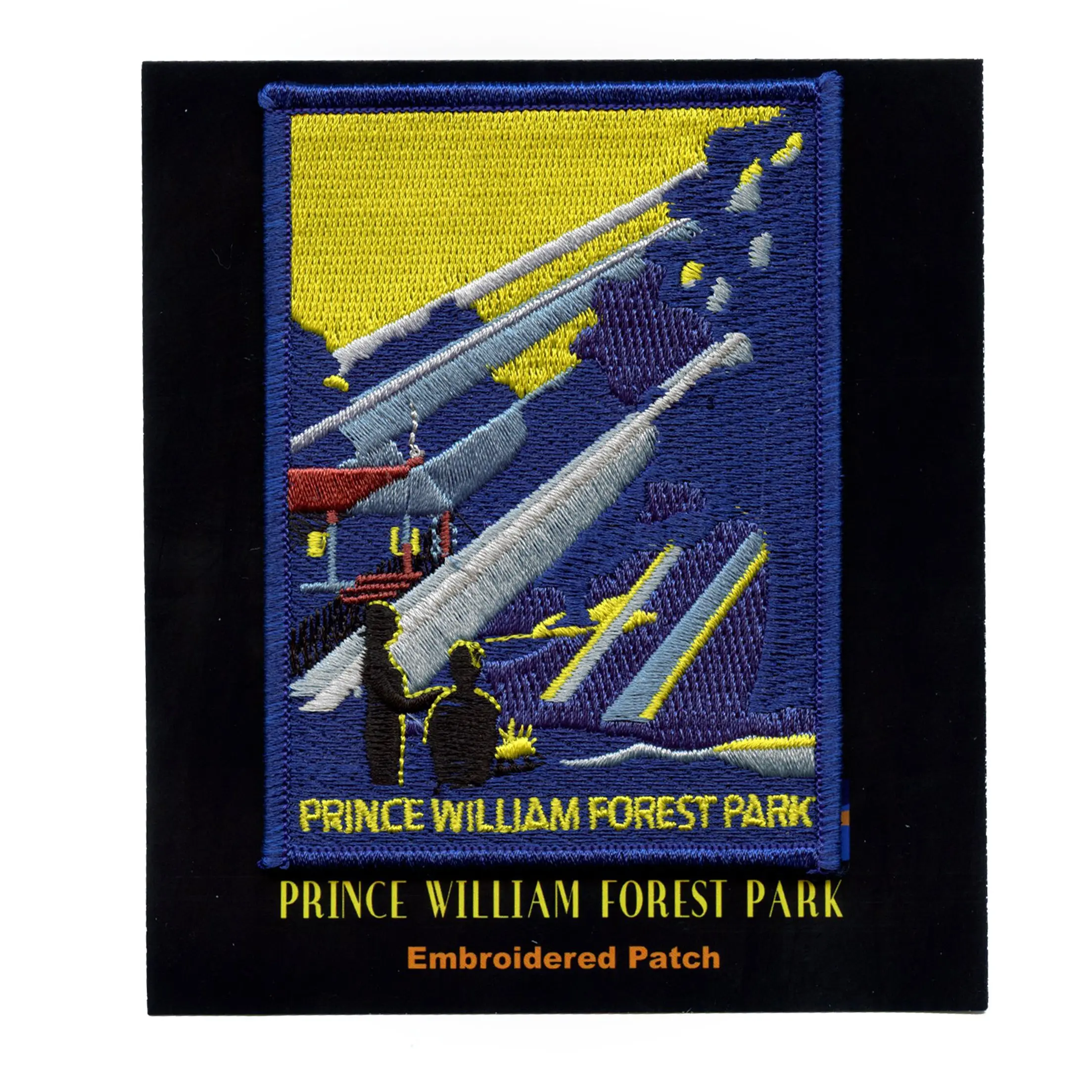 Prince William Forest Park Patch Virginia Travel Embroidered Iron On - Image 2