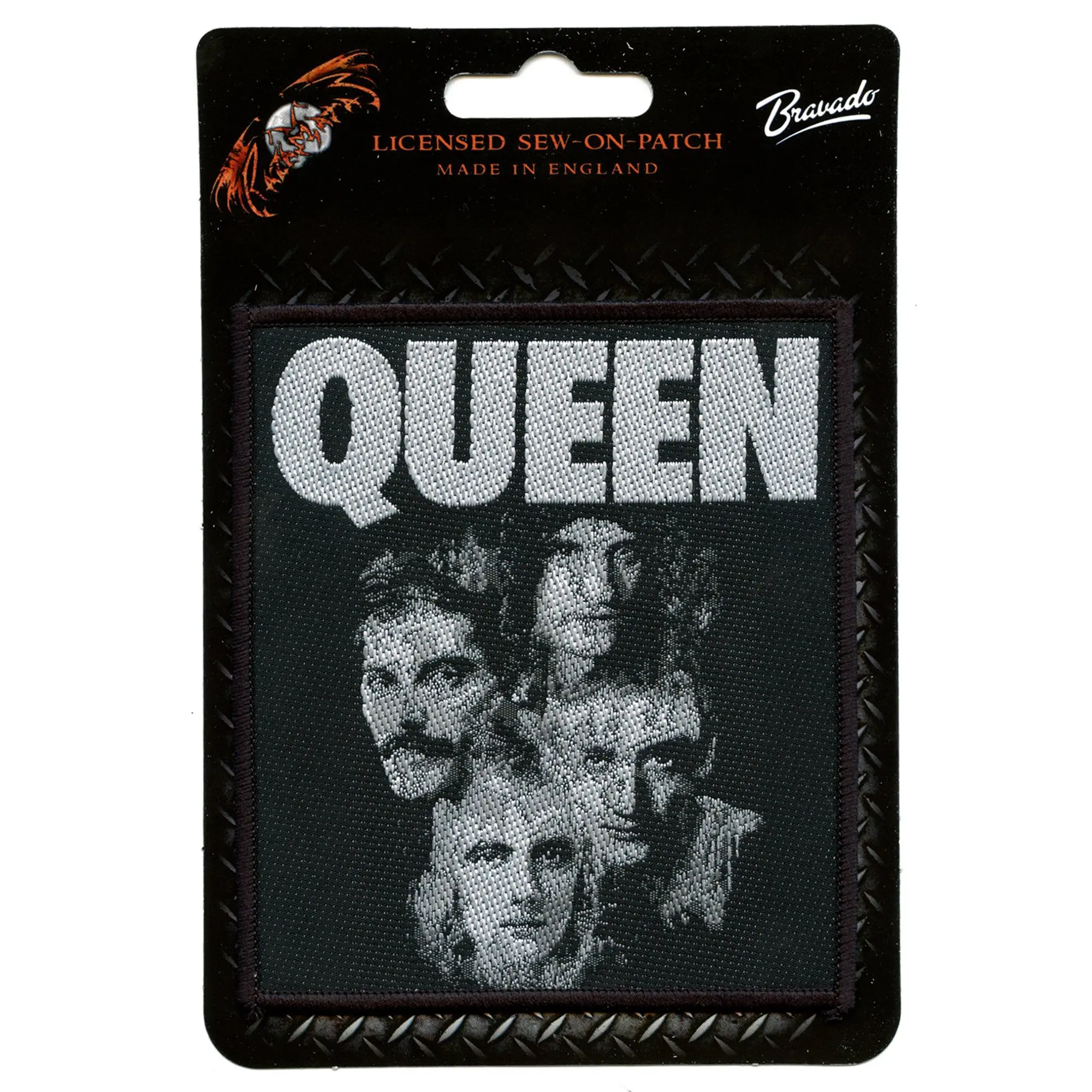 Queen Band Faces Patch Classic British Rock Woven Sew On - Image 2