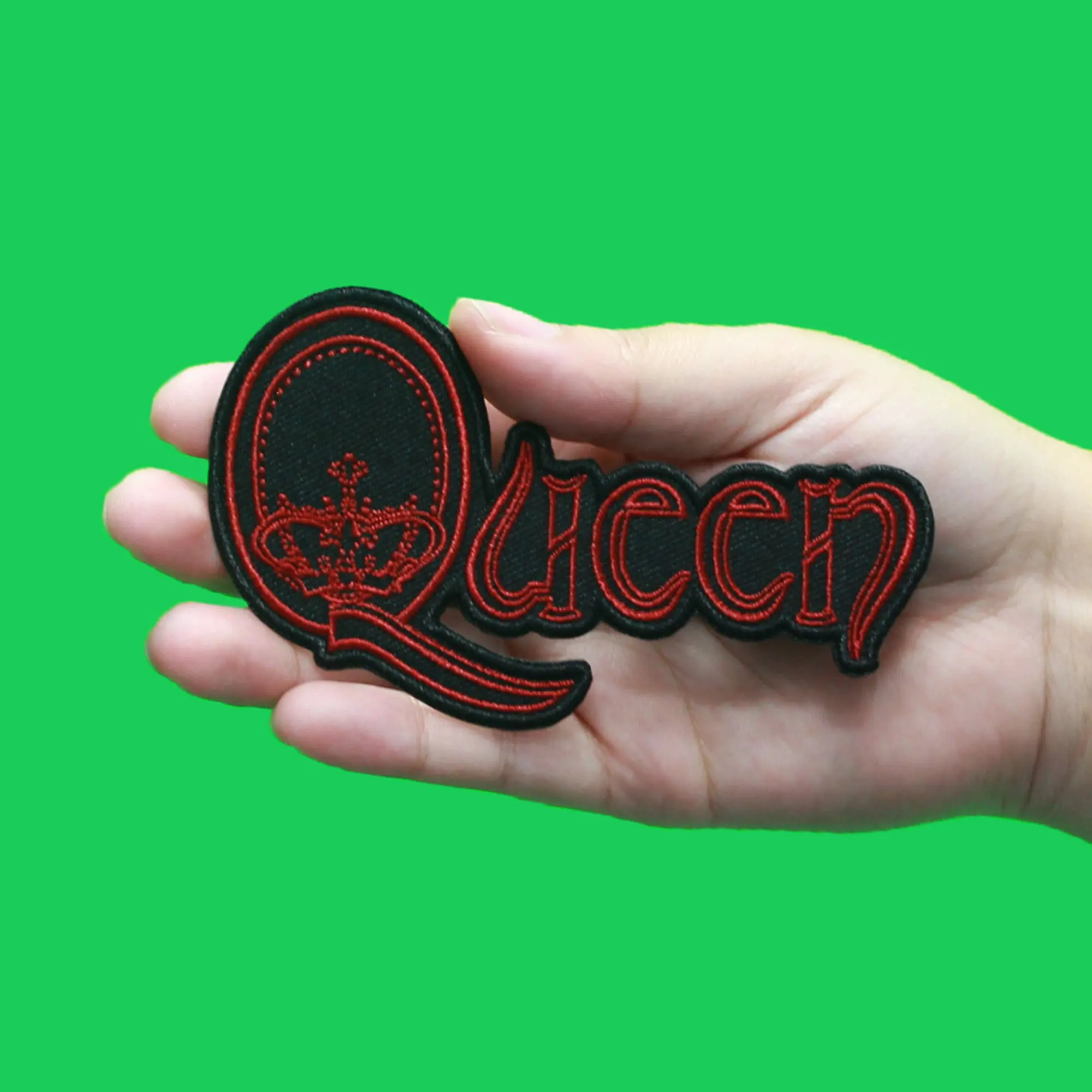 Queen Crown Logo Patch Classic British Rock Band Embroidered Iron On - Image 2